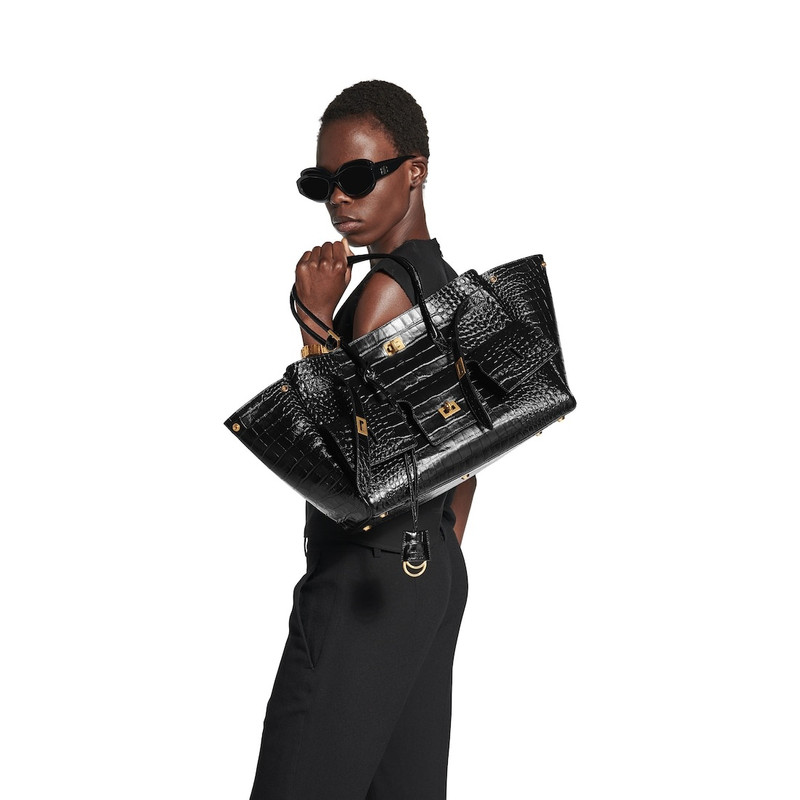 BALENCIAGA Women's Bel Air Carry All Bag Medium  in Black outlook