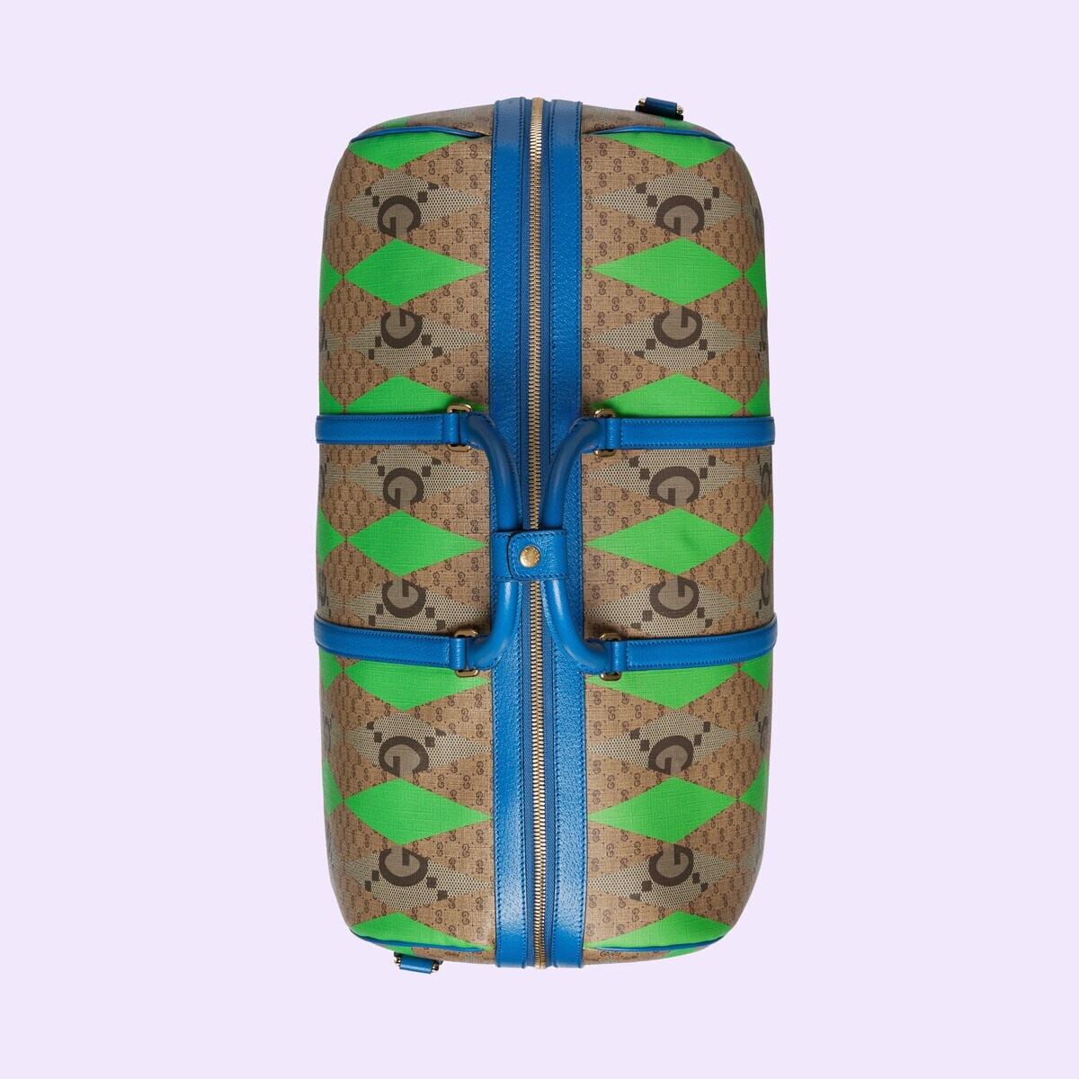 GG rhombus print large duffle bag - 7