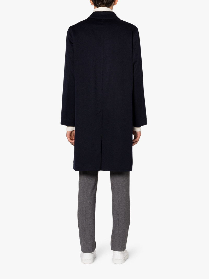 DUNKELD NAVY RAIN SYSTEM CASHMERE 3/4 COAT 4