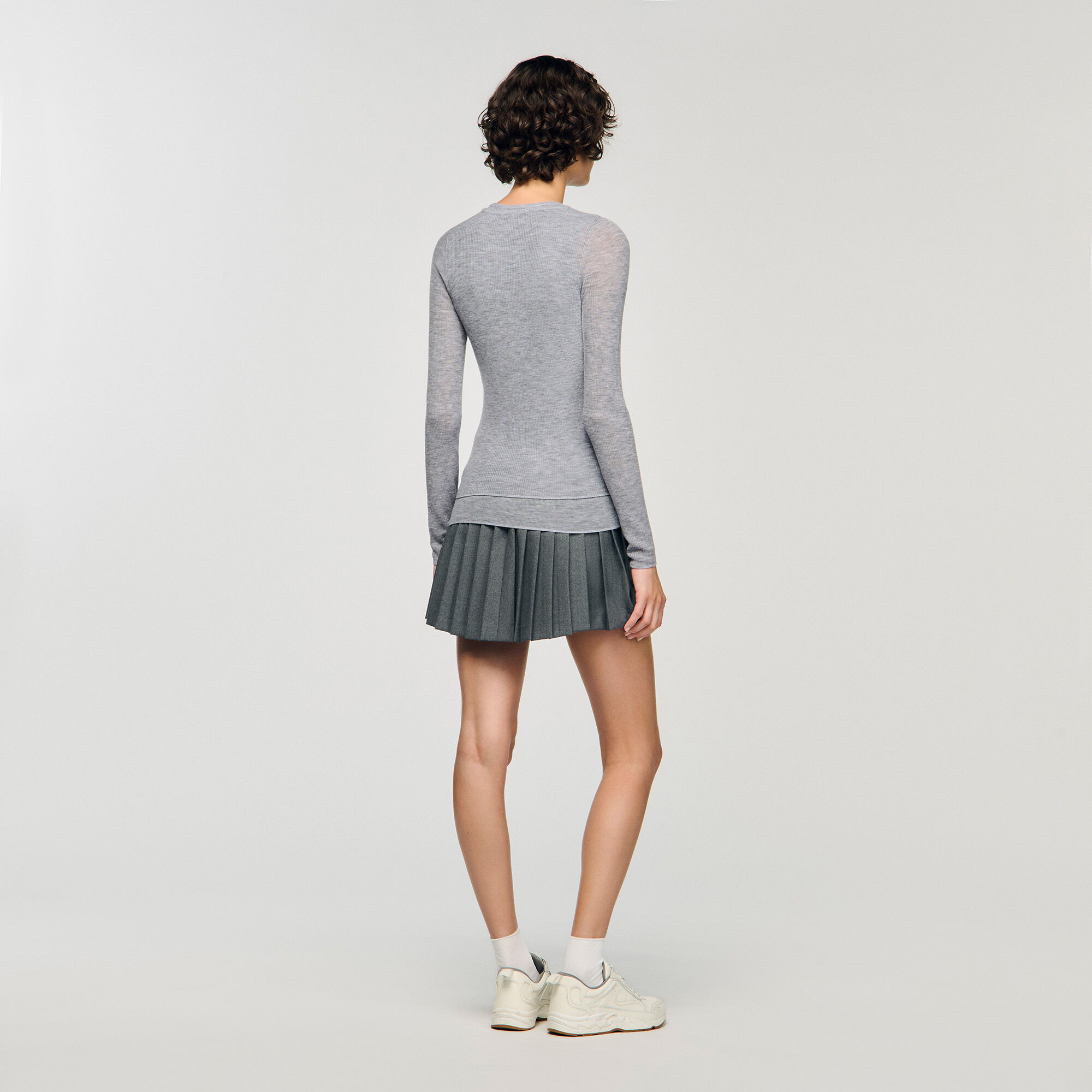 WOOL LAYERED EFFECT SWEATER - 5
