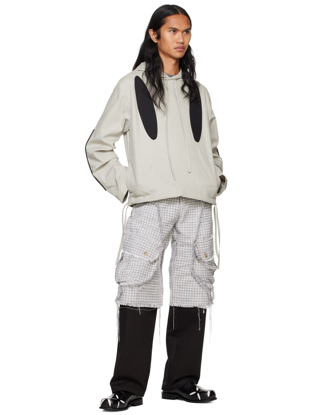 Gray & Black Shield Jacket - 4
