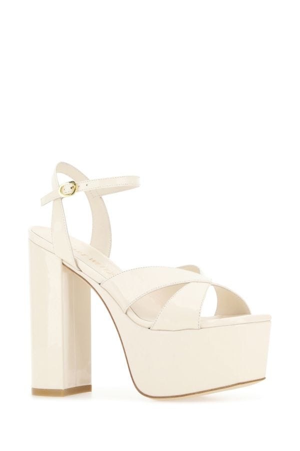 Ivory leather Miami sandals - 2