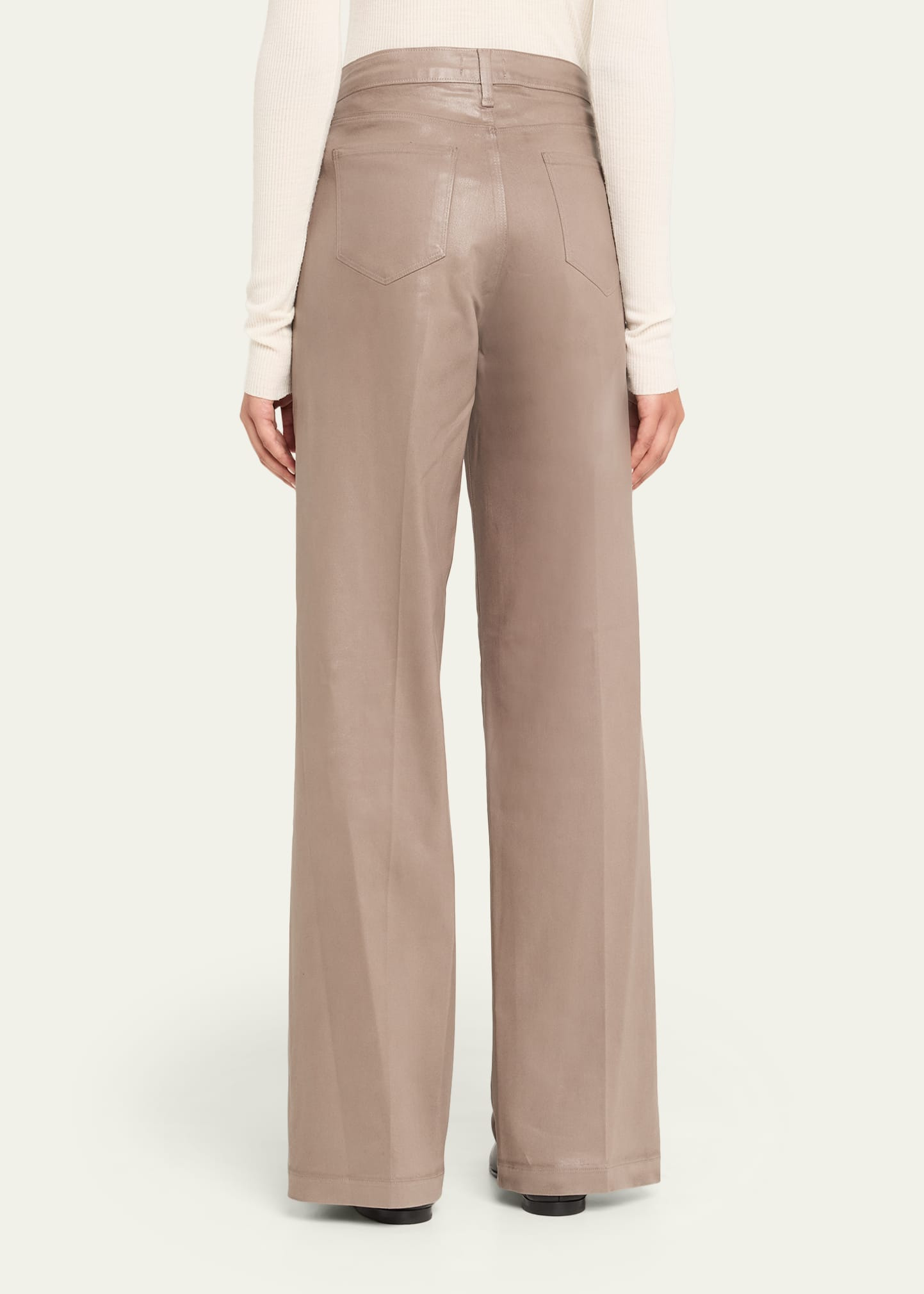 Clayton Coated Wide-Leg Jeans - 3