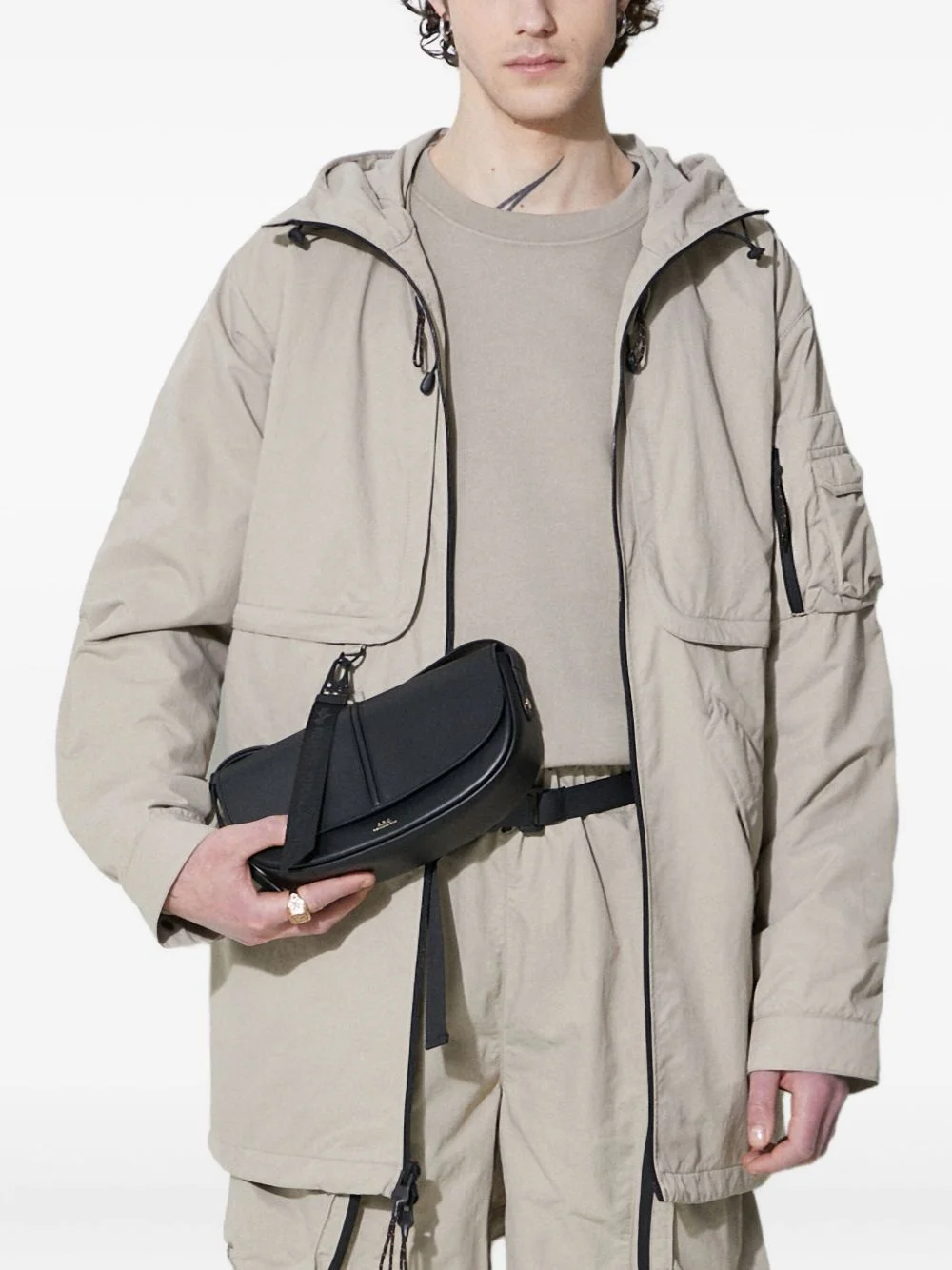 Utility Fishtail UV hooded jacket - 1