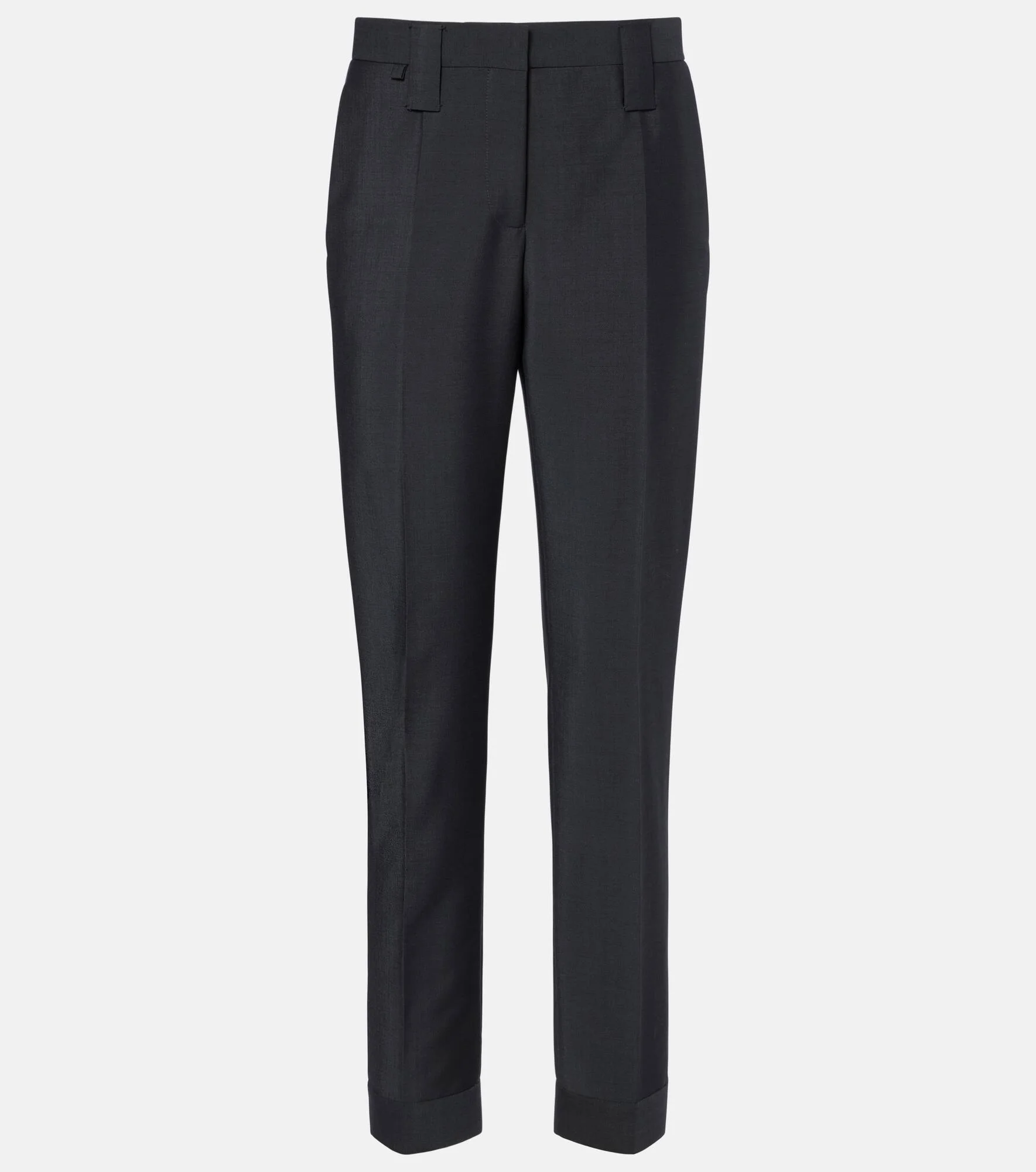 Wool and mohair tapered pants - 1