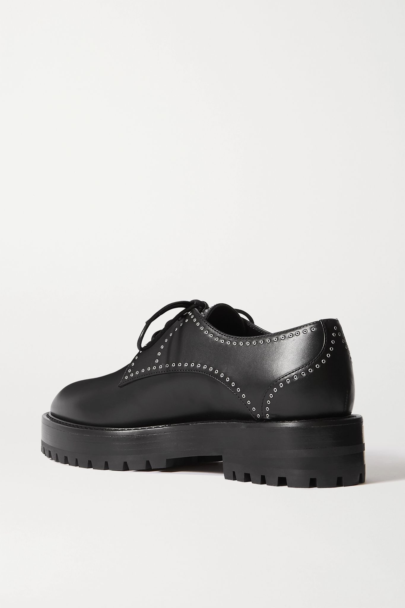 Studded leather brogues - 3