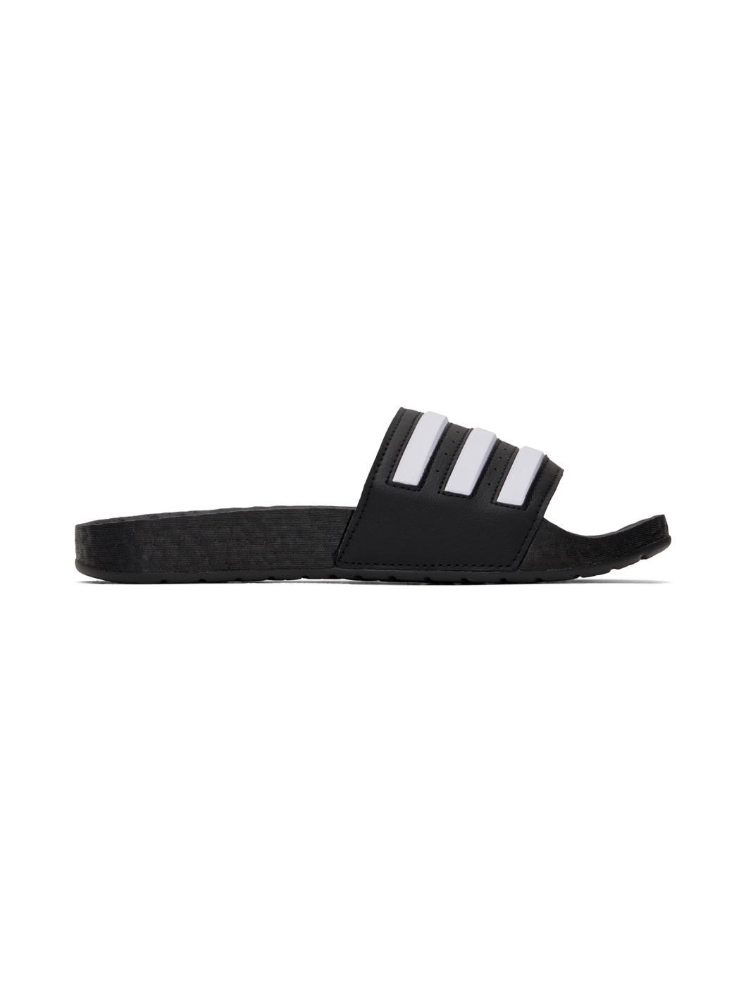 Black Adilette Boost Slides - 1