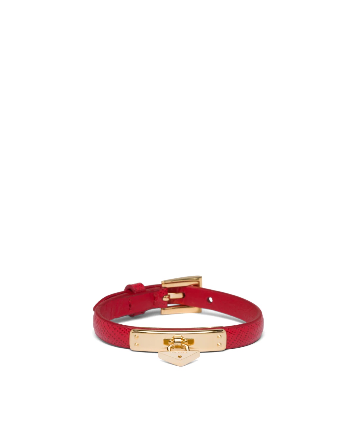 Saffiano leather bracelet - 1