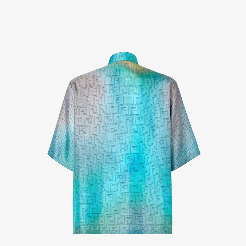 Fantastic Fendi Future Shirt Multicolor FF silk shirt 2