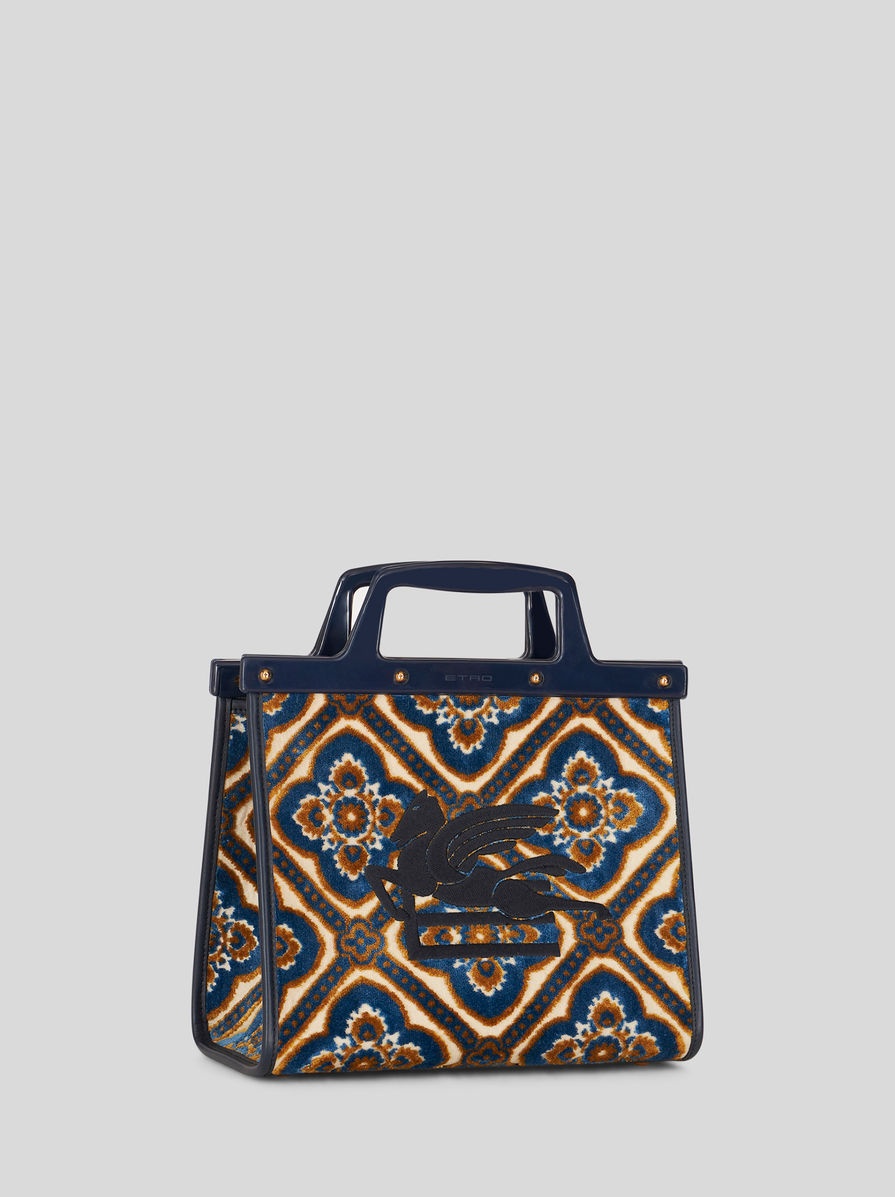 SMALL JACQUARD LOVE TROTTER BAG - 5