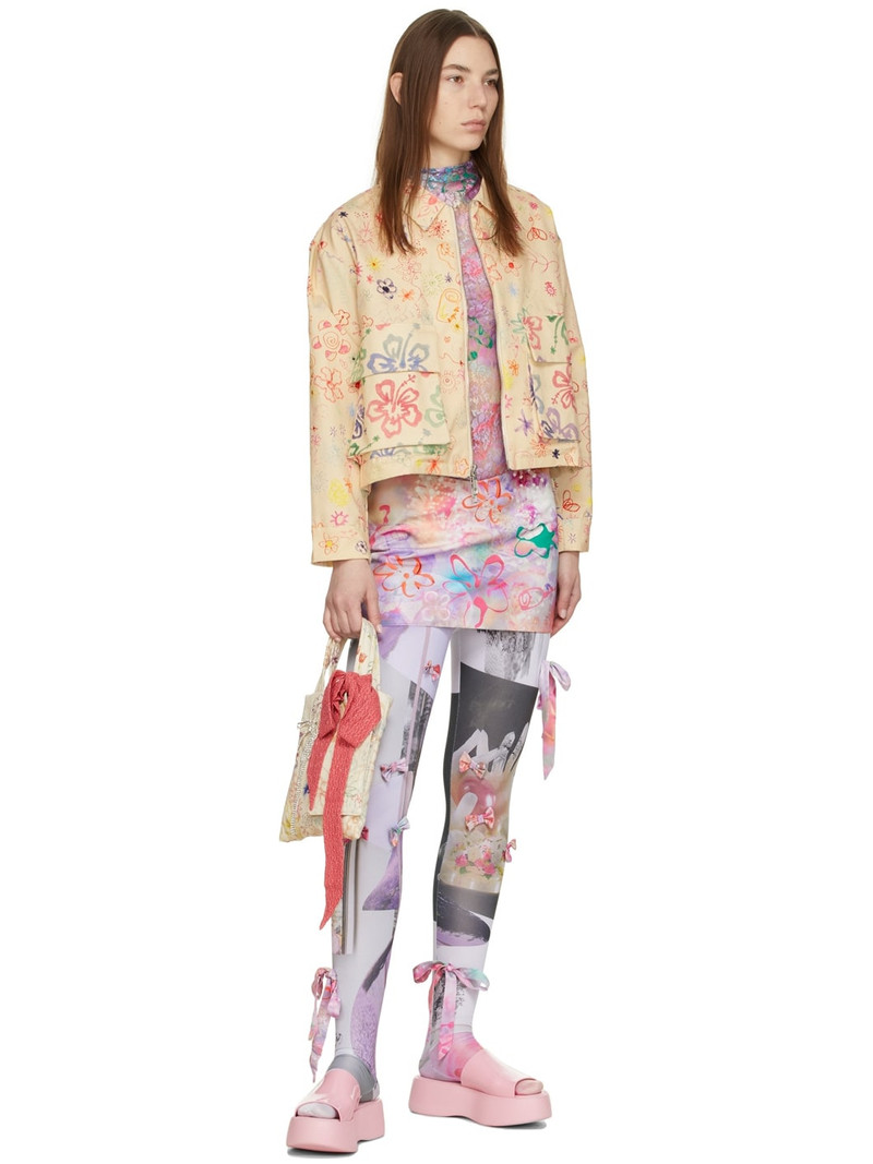 Collina Strada Multicolor Star Fish Wave Mini Skirt outlook