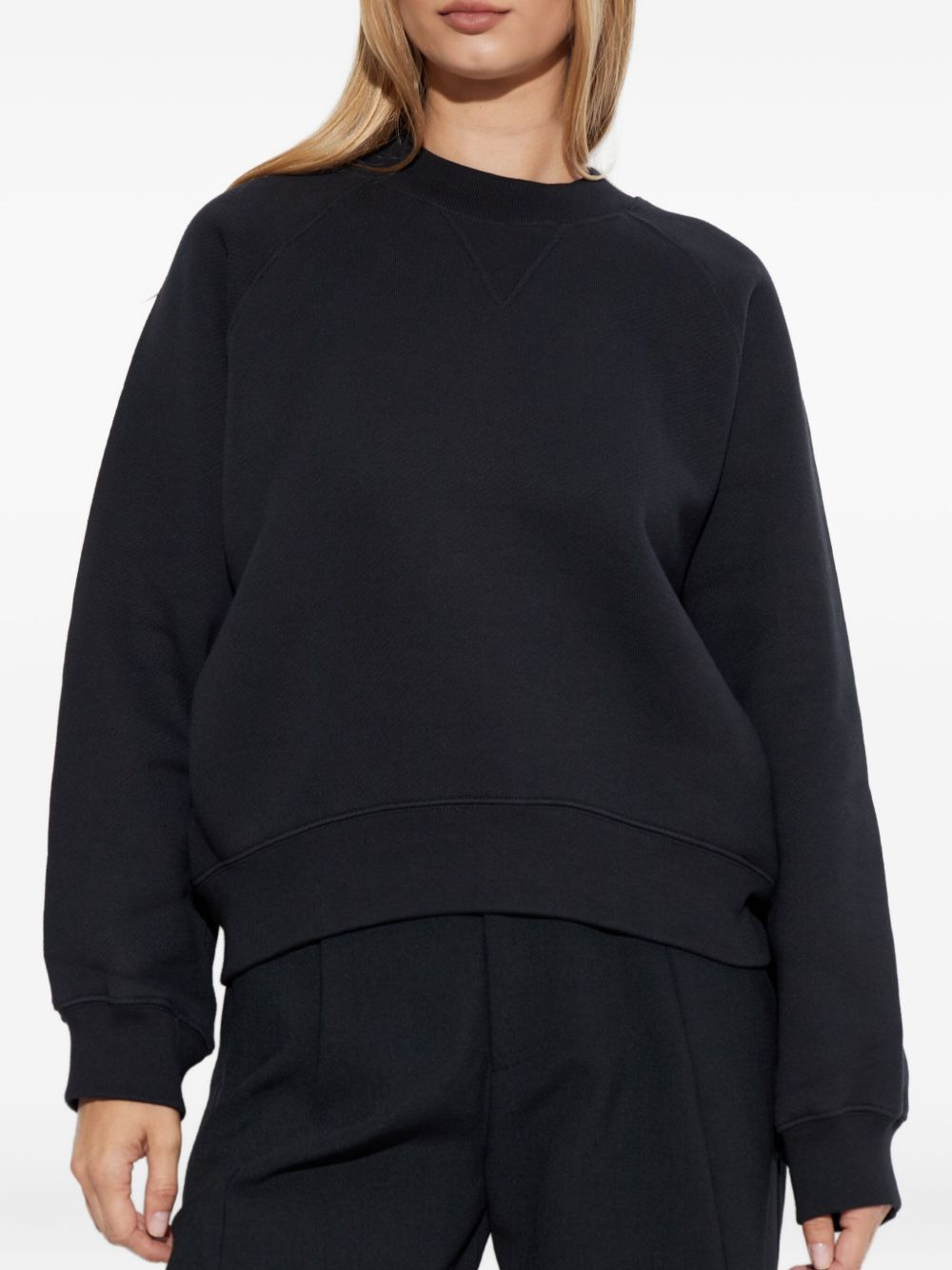 raglan-sleeves cotton sweatshirt - 3