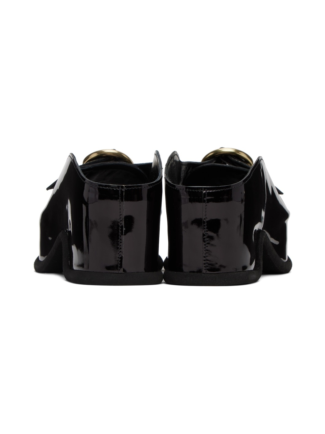 Black Platform Clogs - 2