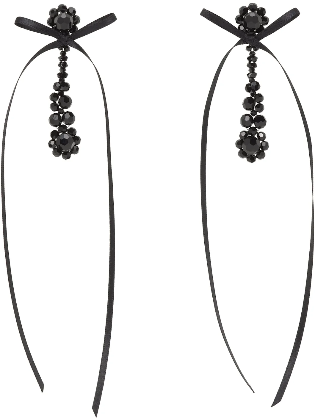 Victorian Drip Bow Earrings - 1