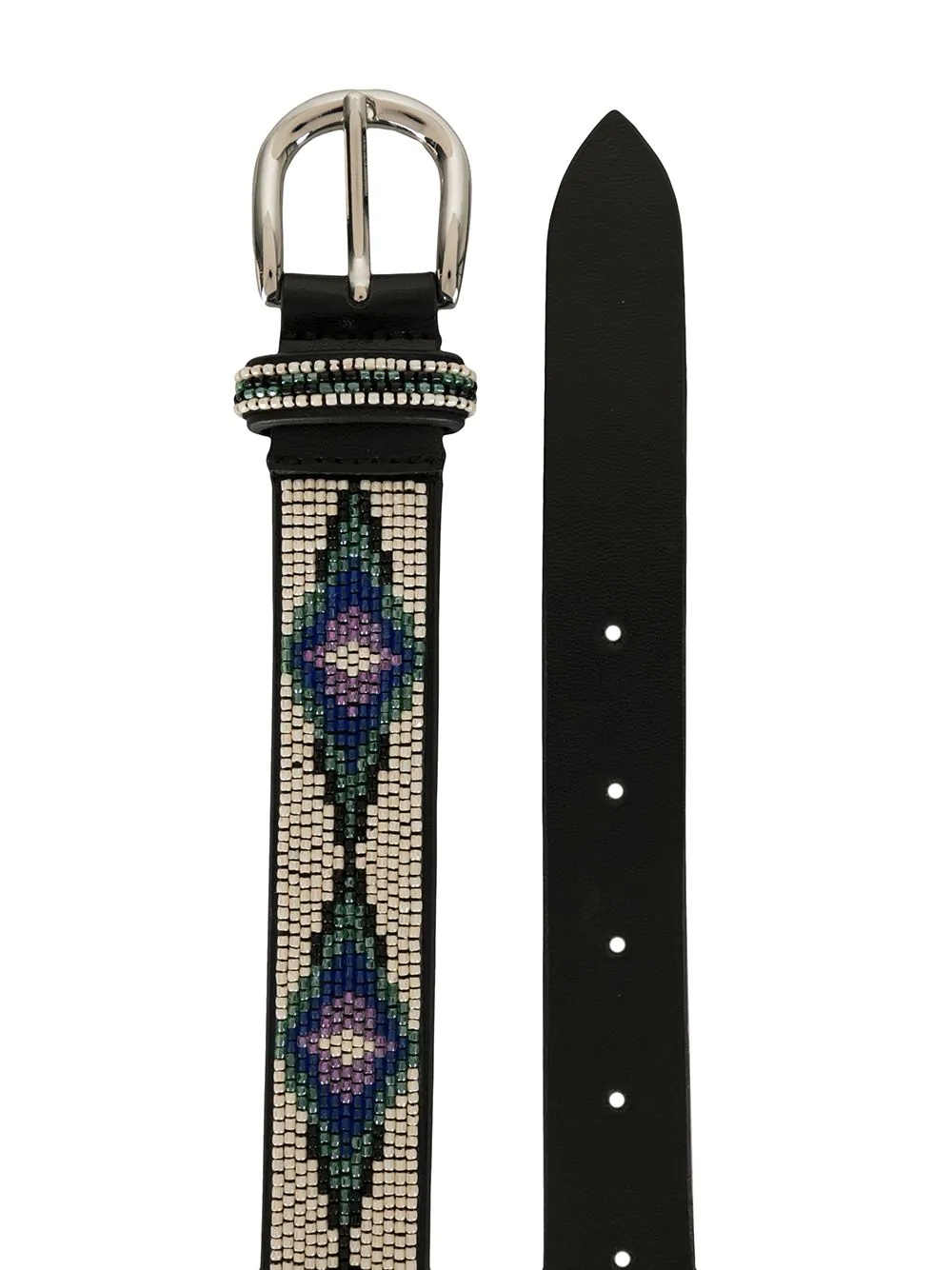 Elsa beaded buckle belt - 2