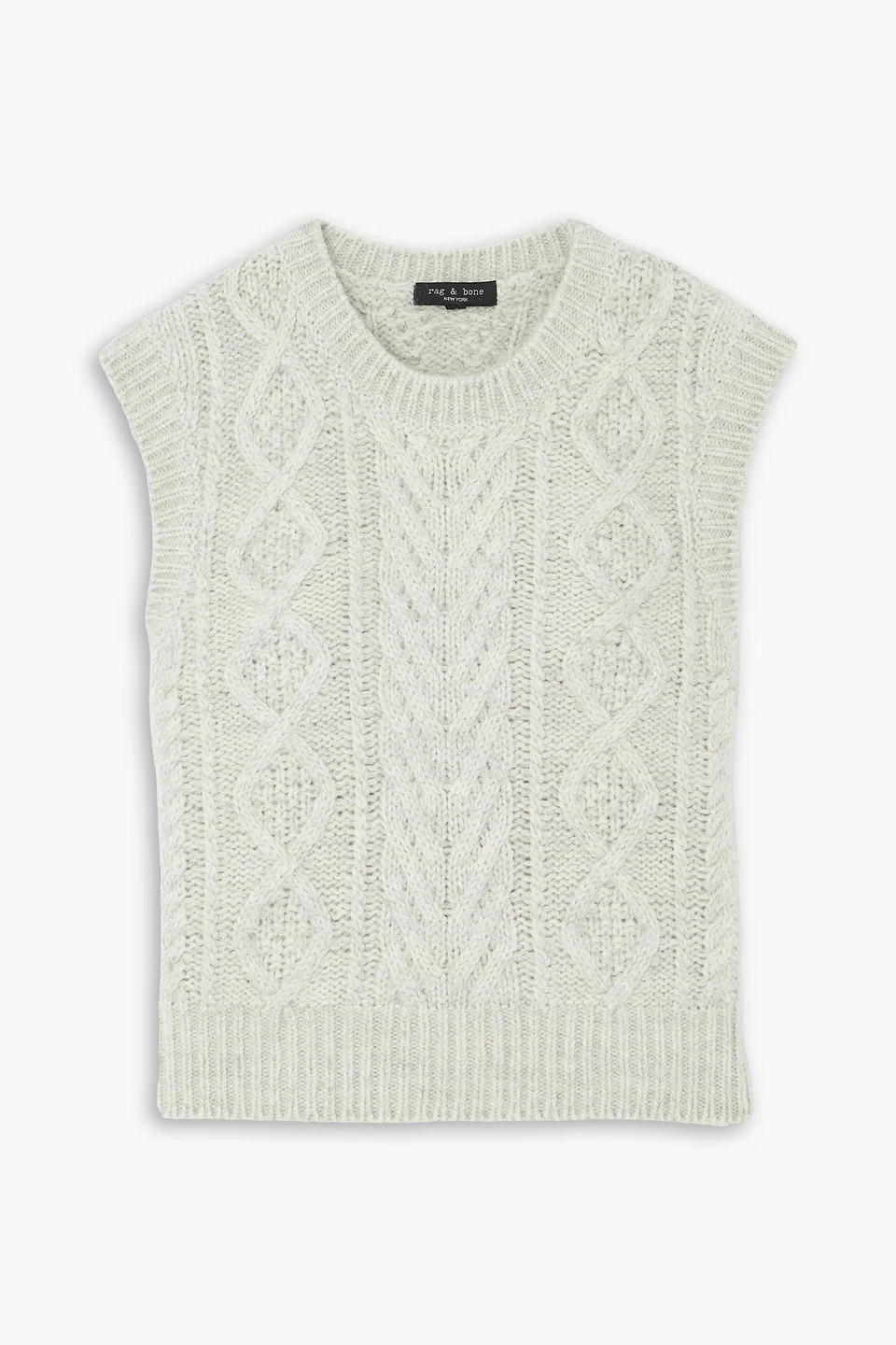 Brody cable-knit wool vest - 1