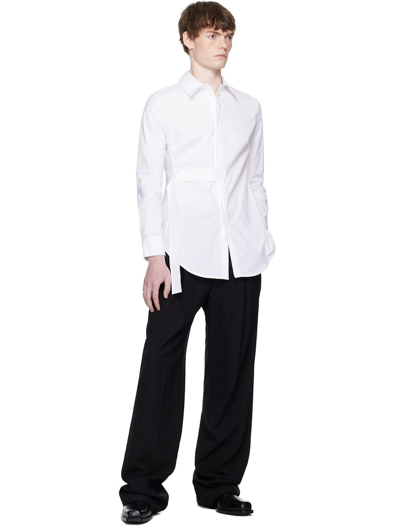 Jean Paul Gaultier White Strap Shirt outlook