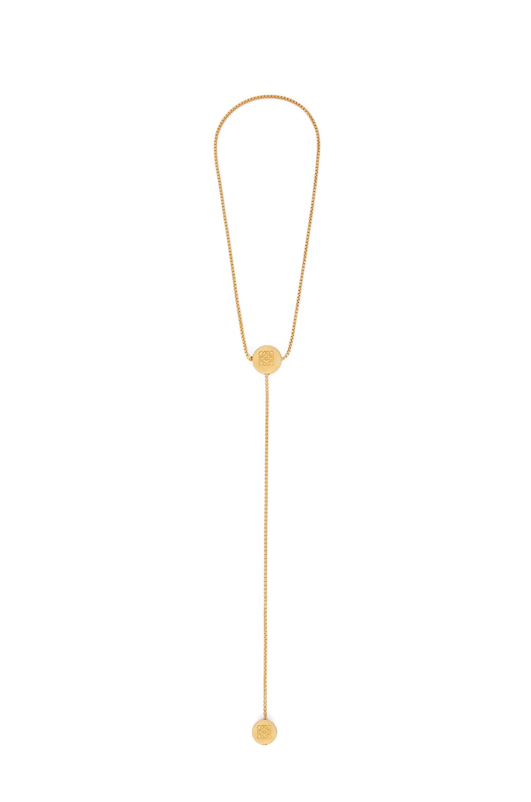 Anagram Pebble necklace in sterling silver - 1
