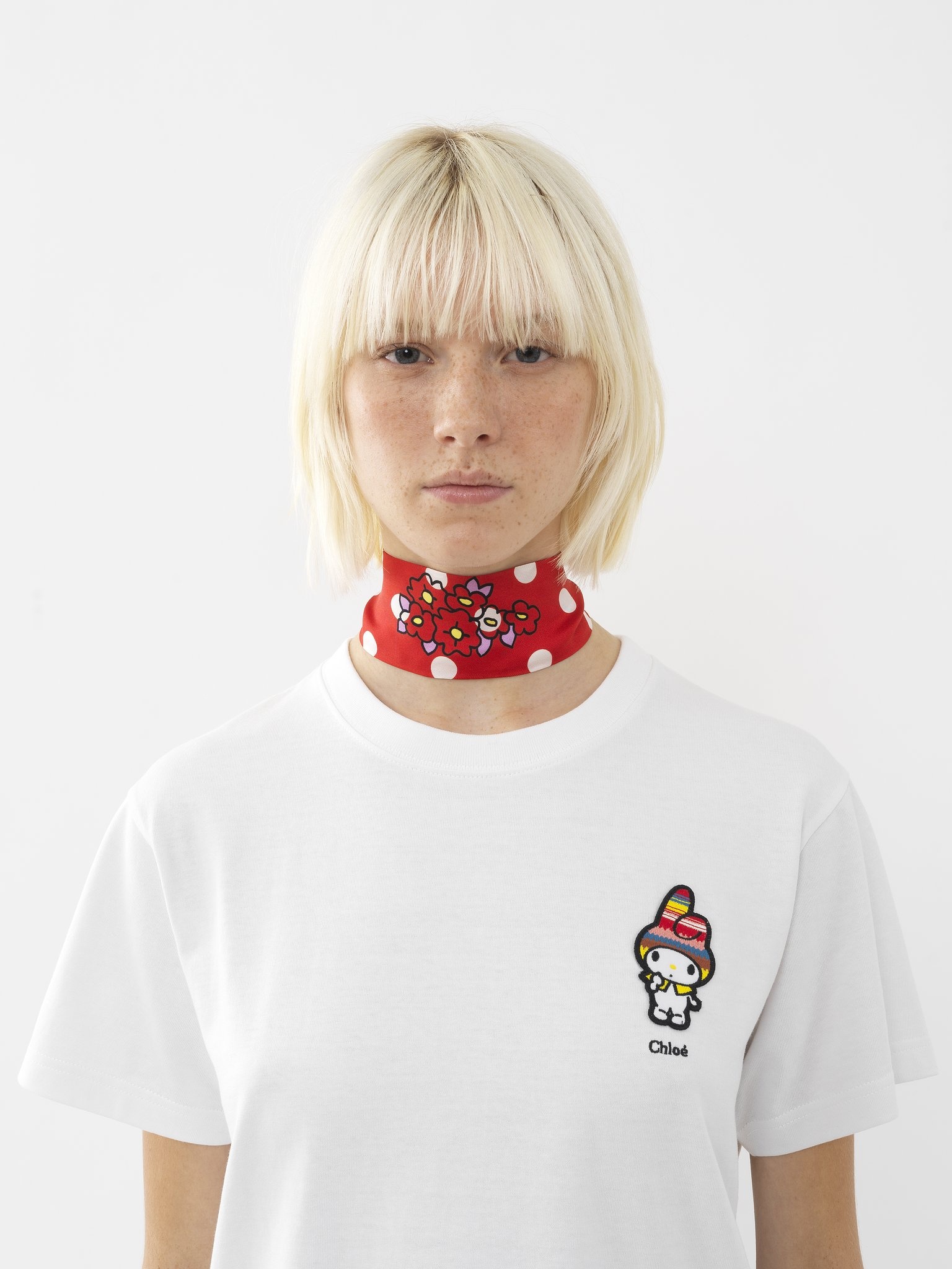 MY MELODY FOR CHLOÉ PRINTED SKINNY SCARF - 6