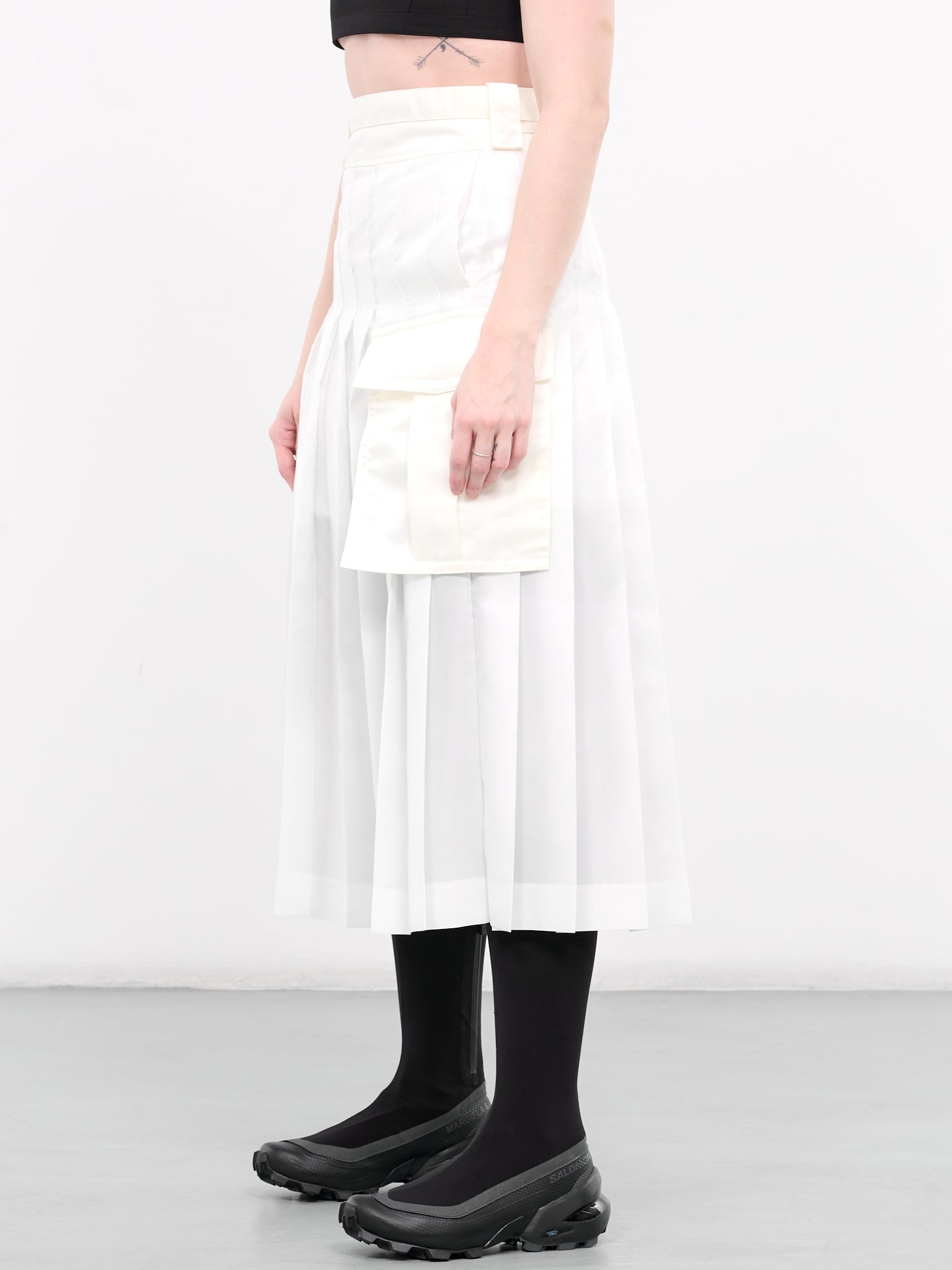 Nylon Twill Skirt - 2