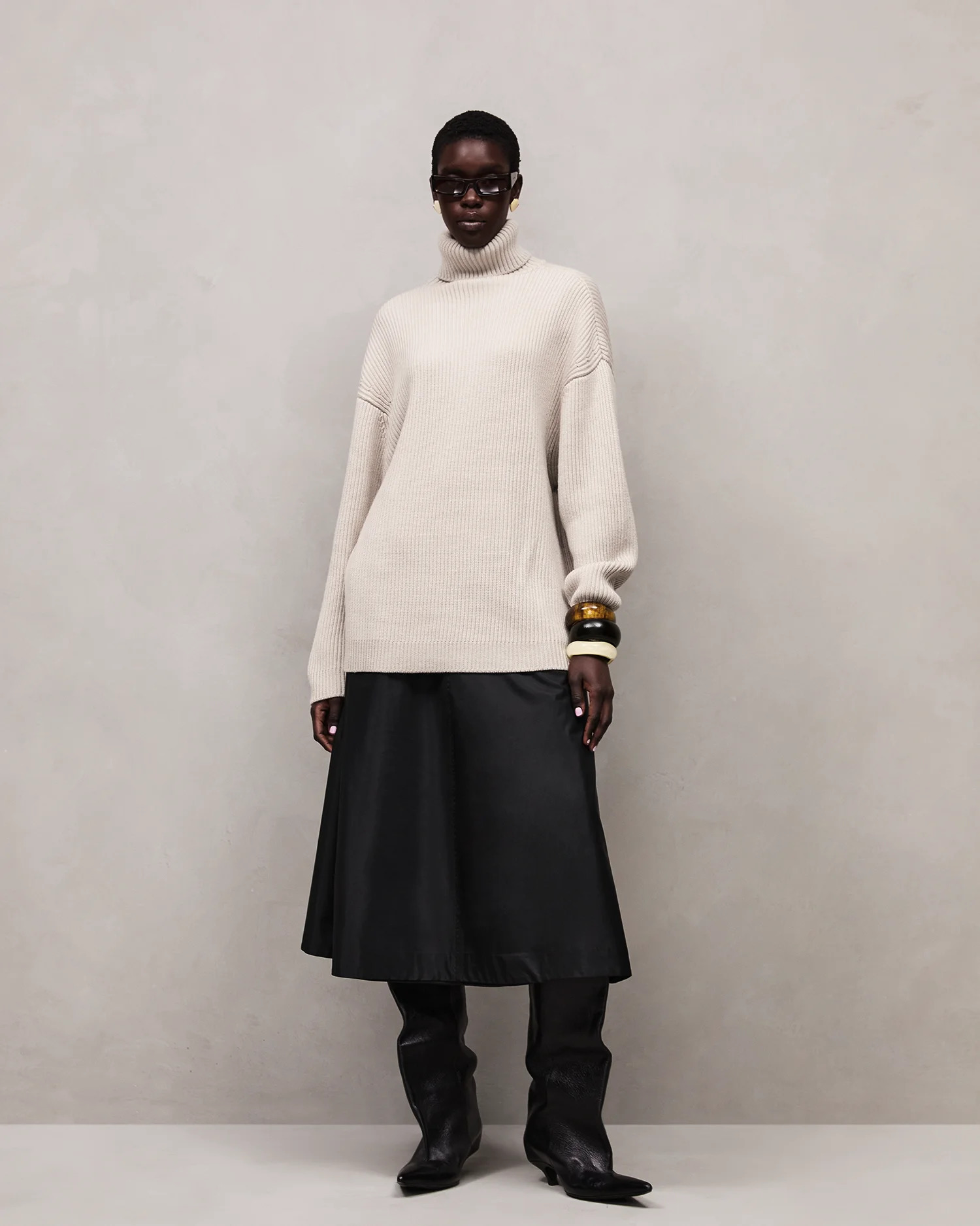 CHUNKY TURTLENECK BEIGE - 3