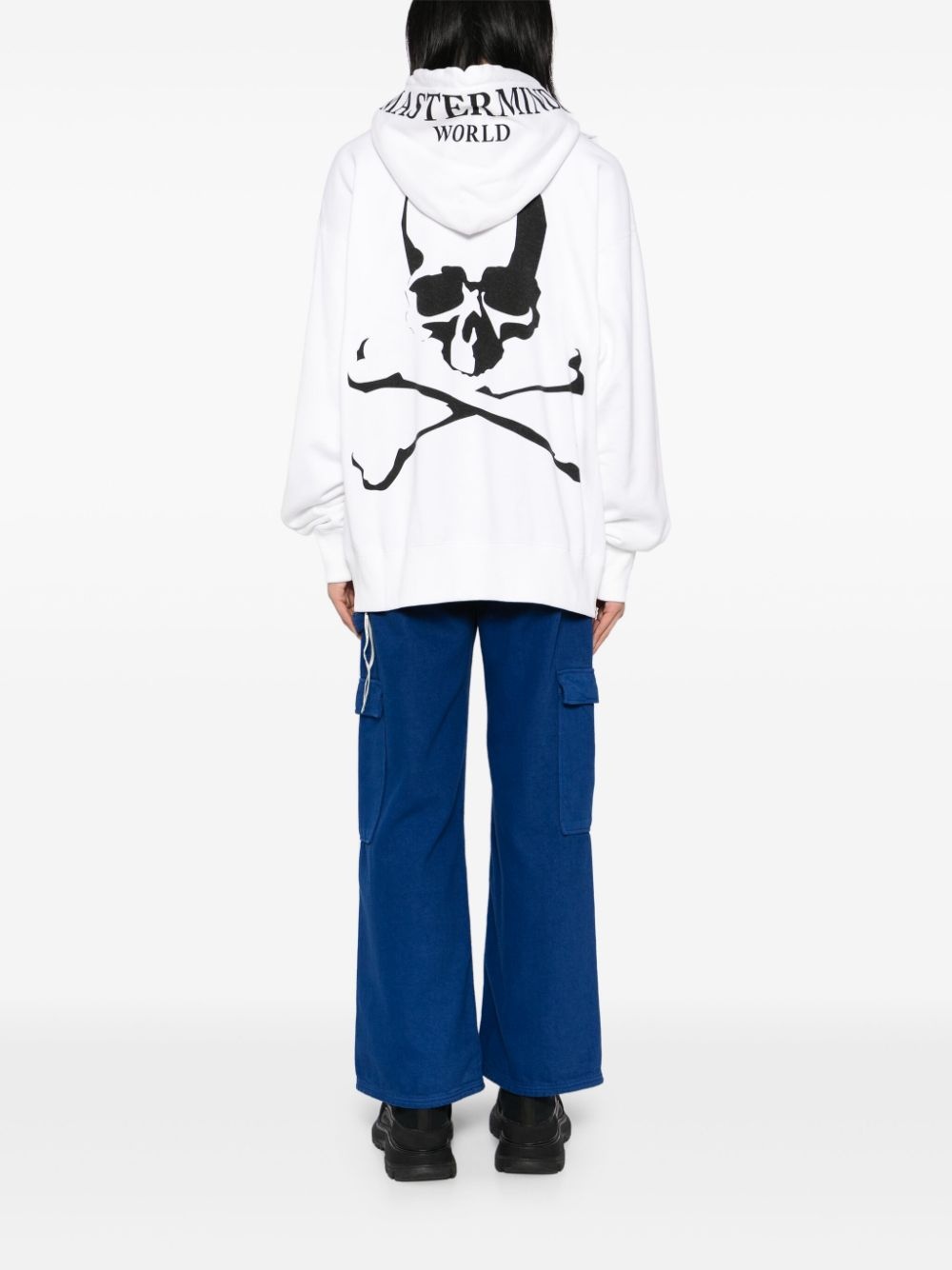 slogan print hoodie - 4