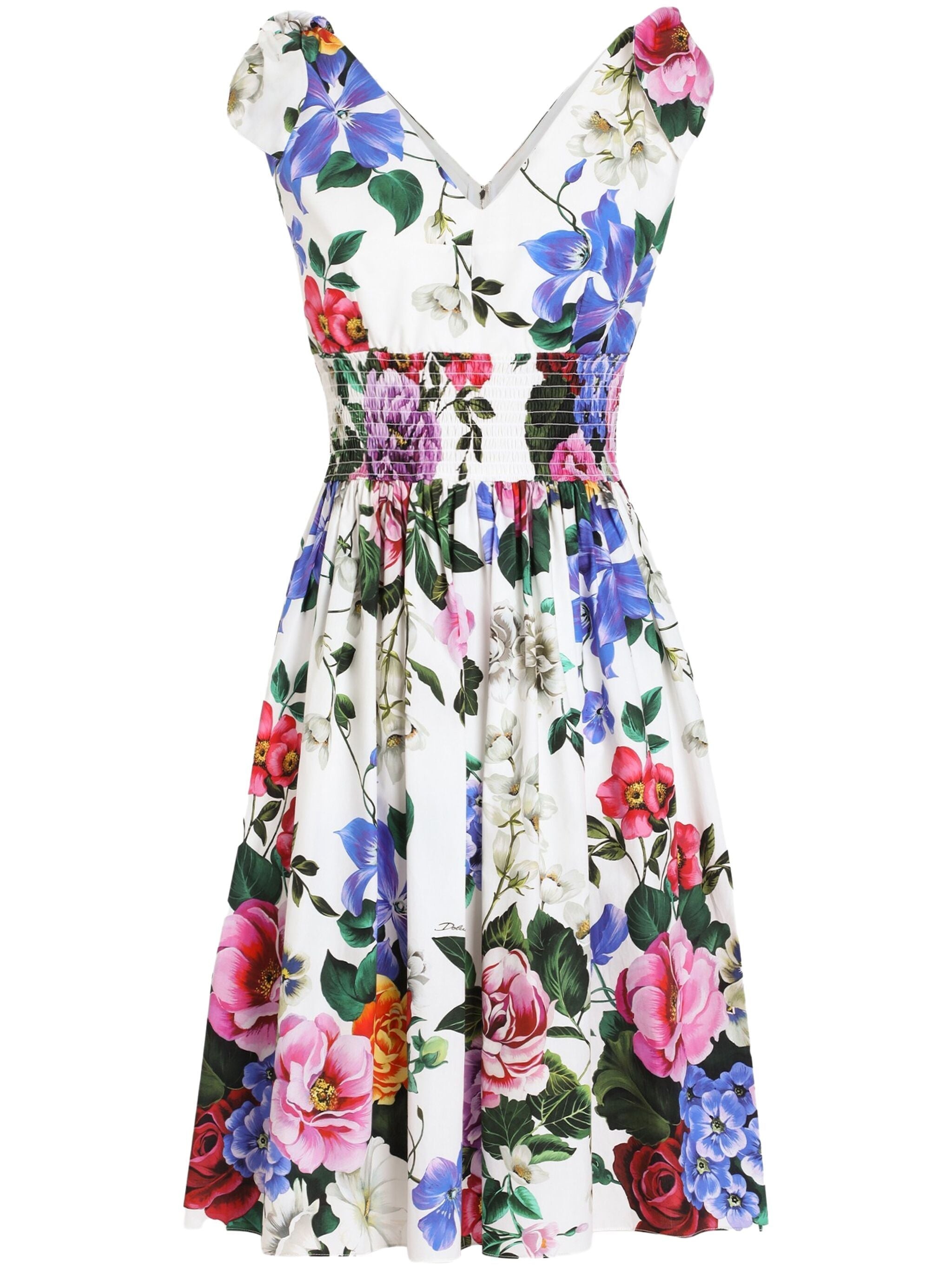 Floral-print Mini Dress - 1
