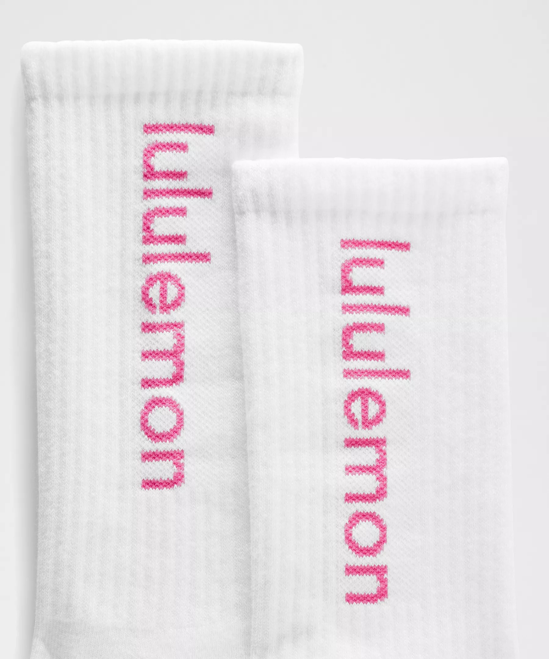 Unisex Daily Essential Crew Socks *Wordmark - 2