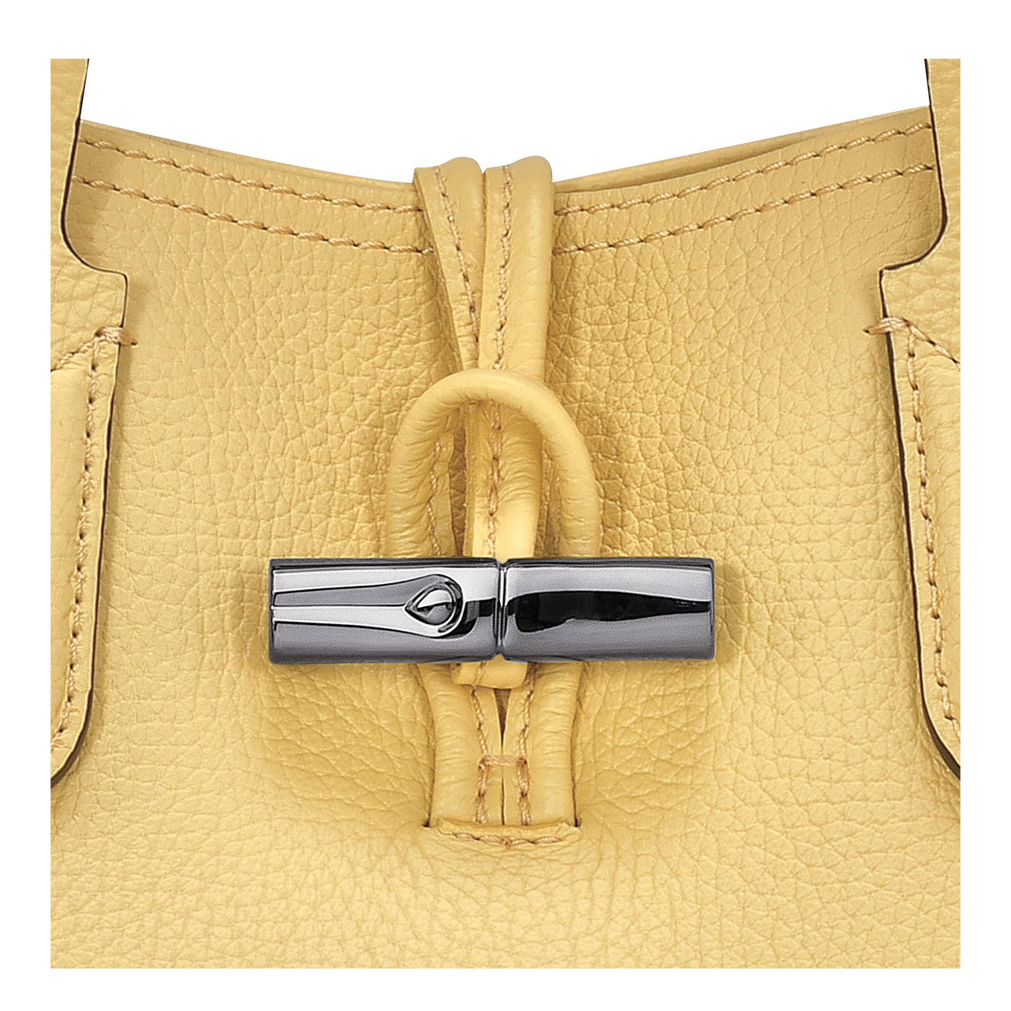 Longchamp Roseau Essential M Tote bag Wheat - Leather | REVERSIBLE