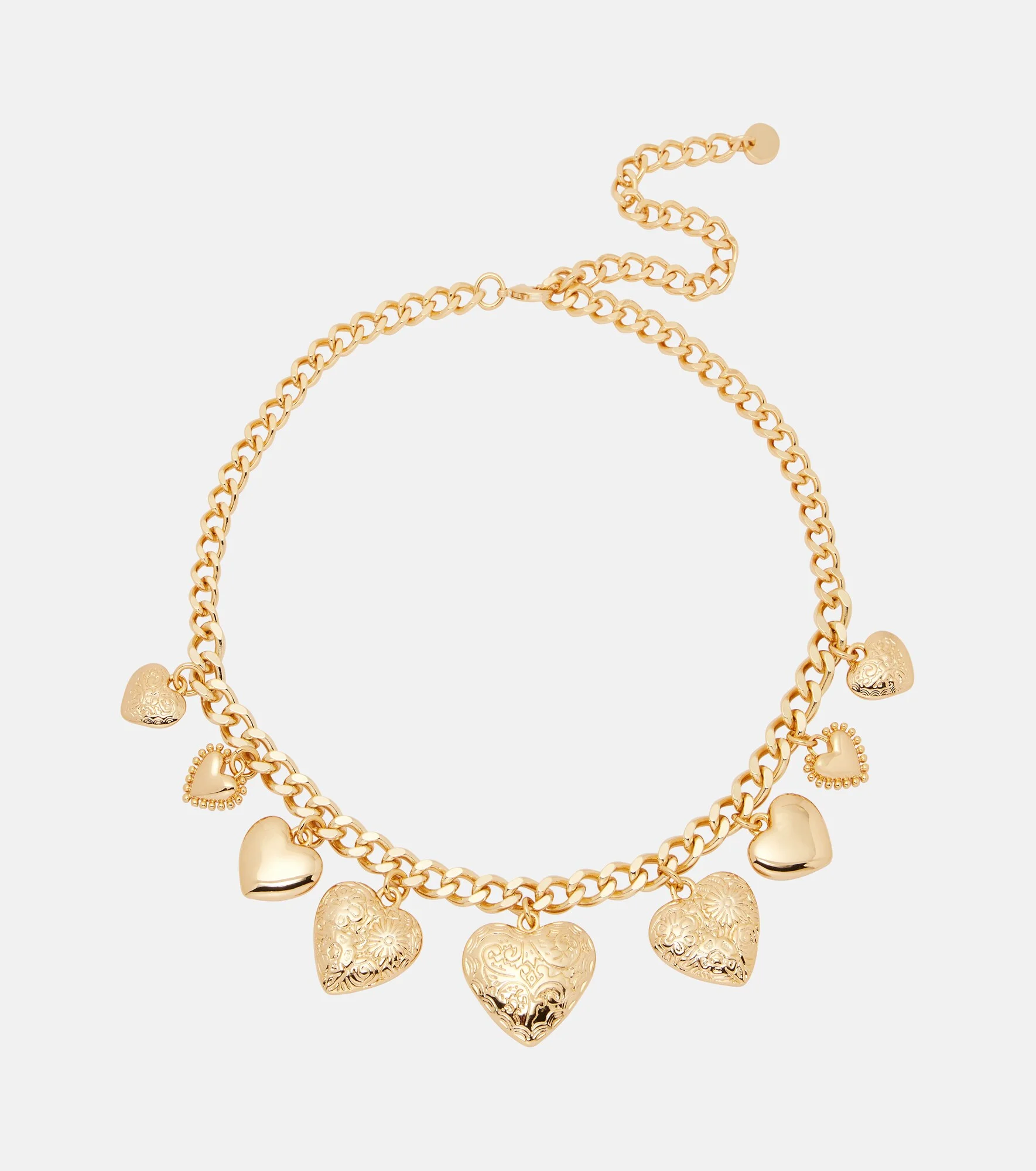 Engraved charm necklace - 1