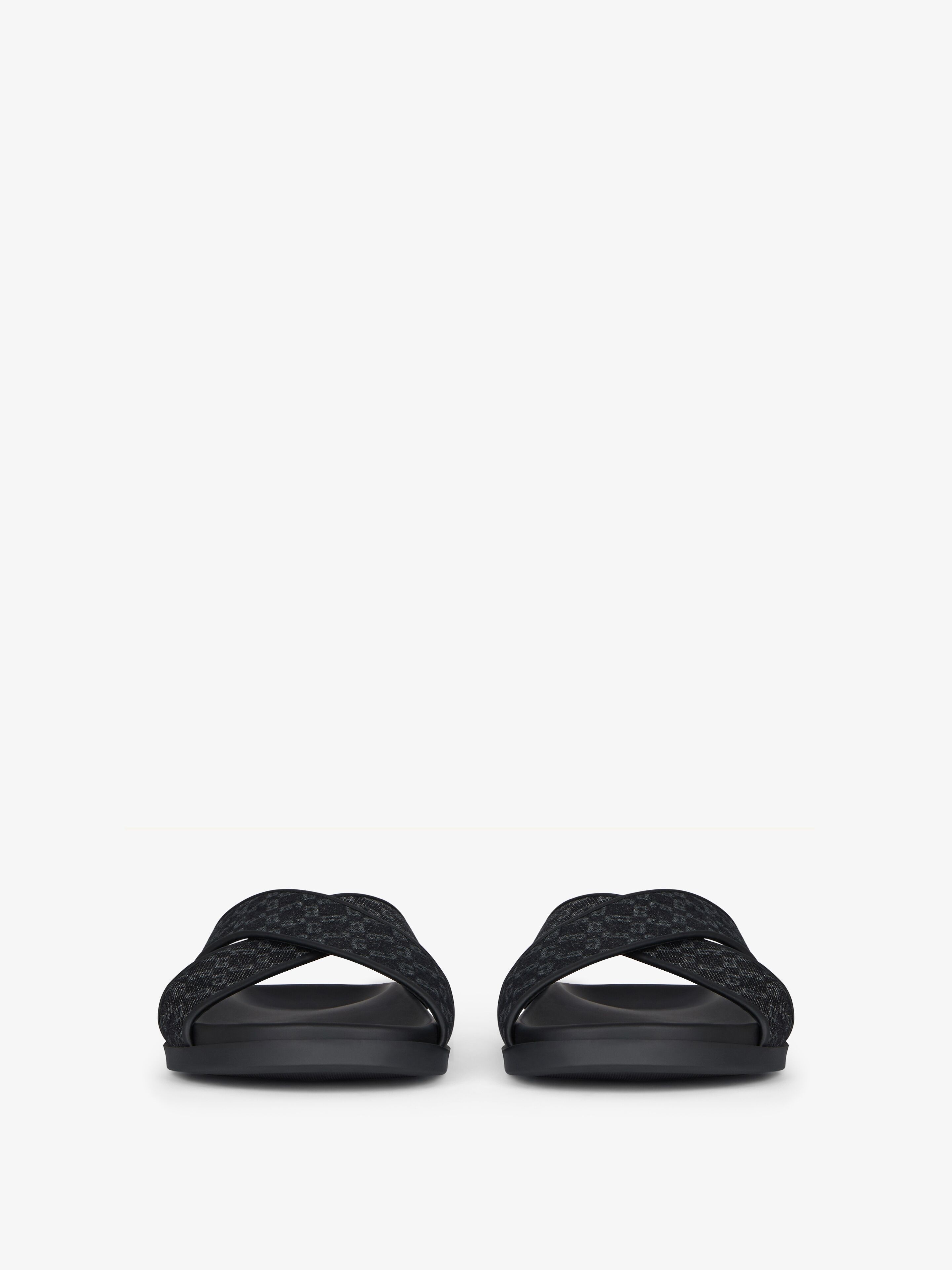 G PLAGE FLAT MULES IN MONOGRAM 72 DENIM - 2