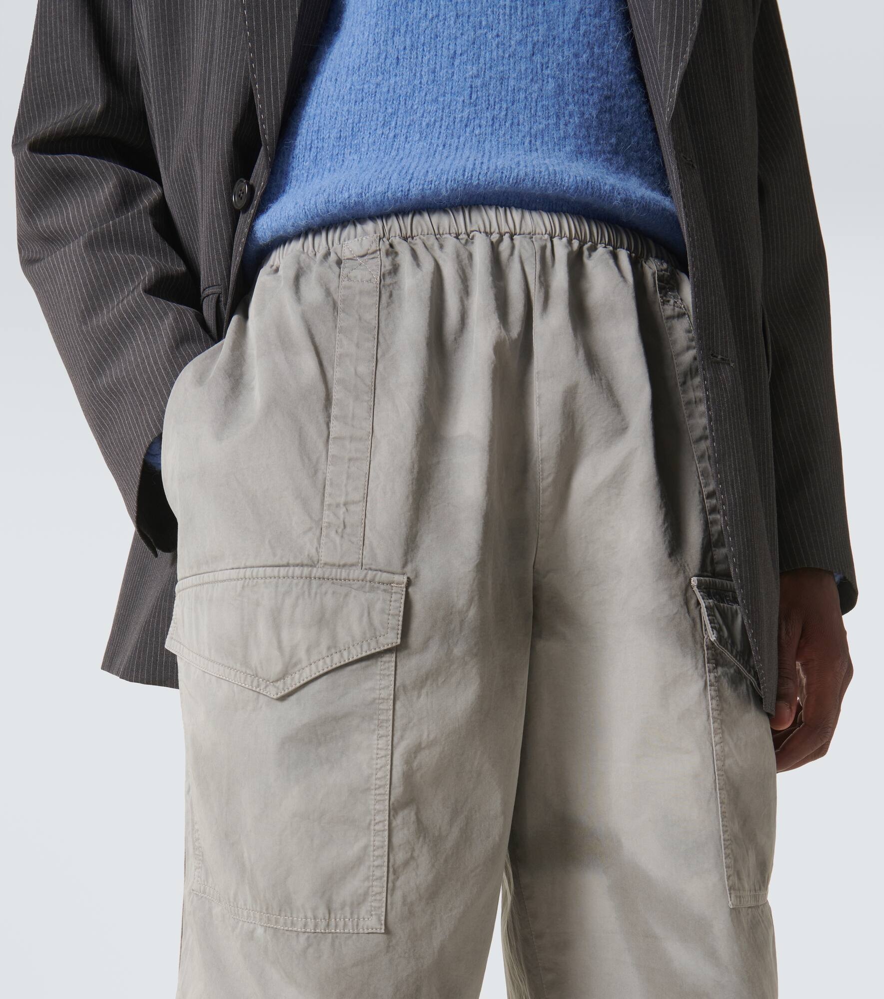 Cotton cargo shorts - 5