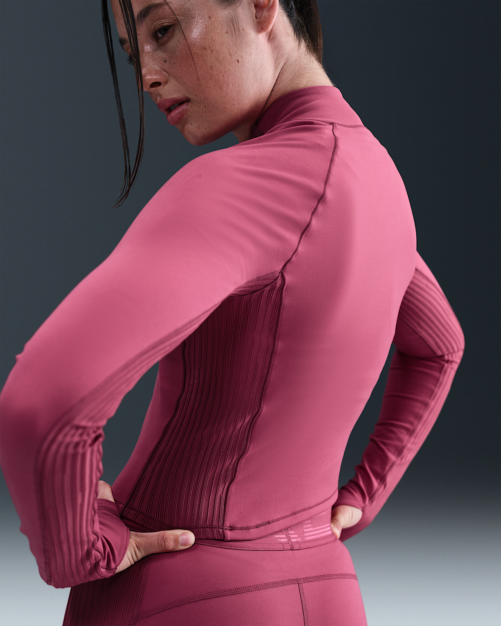 Nike Pro Women's Dri-FIT Long-Sleeve Top - 2