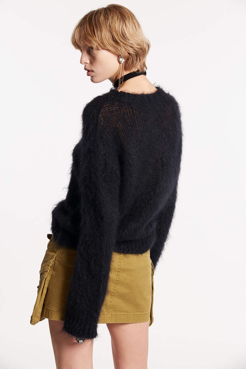 MOHAIR CREWNECK KNIT - 2