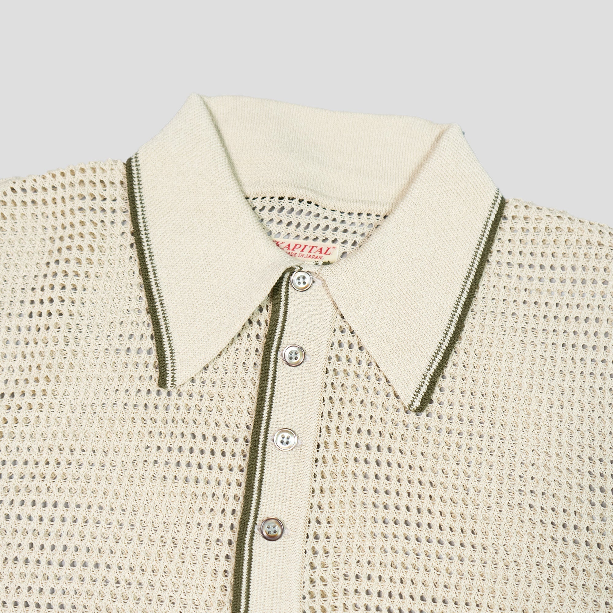 12G MESH KNIT POLO SHIRT - 2