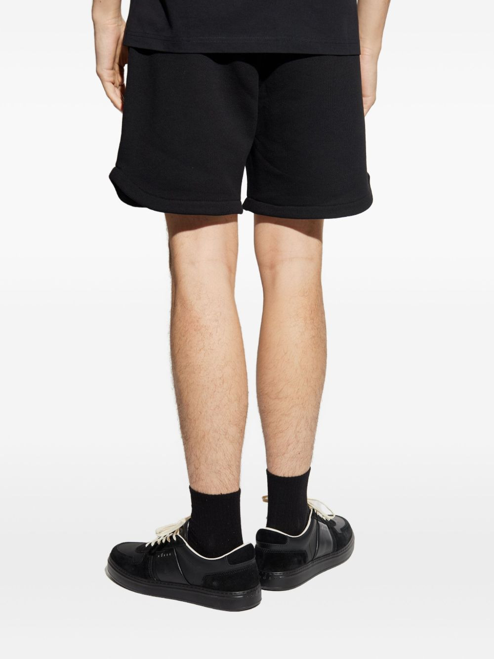 embroidered cotton shorts - 4