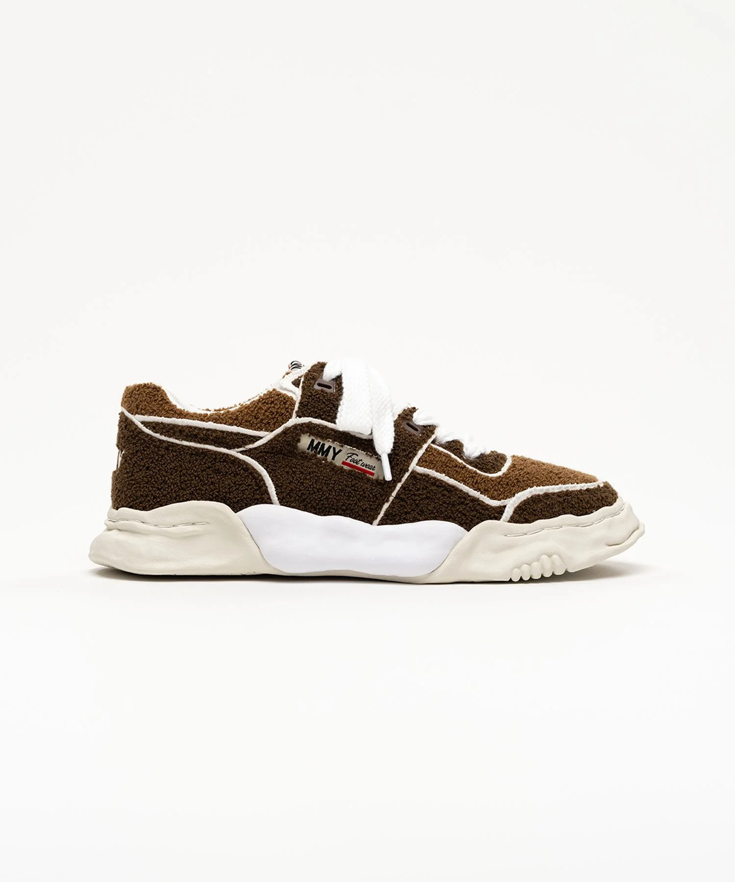 "PARKER" OG Sole Chenille Embroidey Canvas Low-top Sneaker - 1