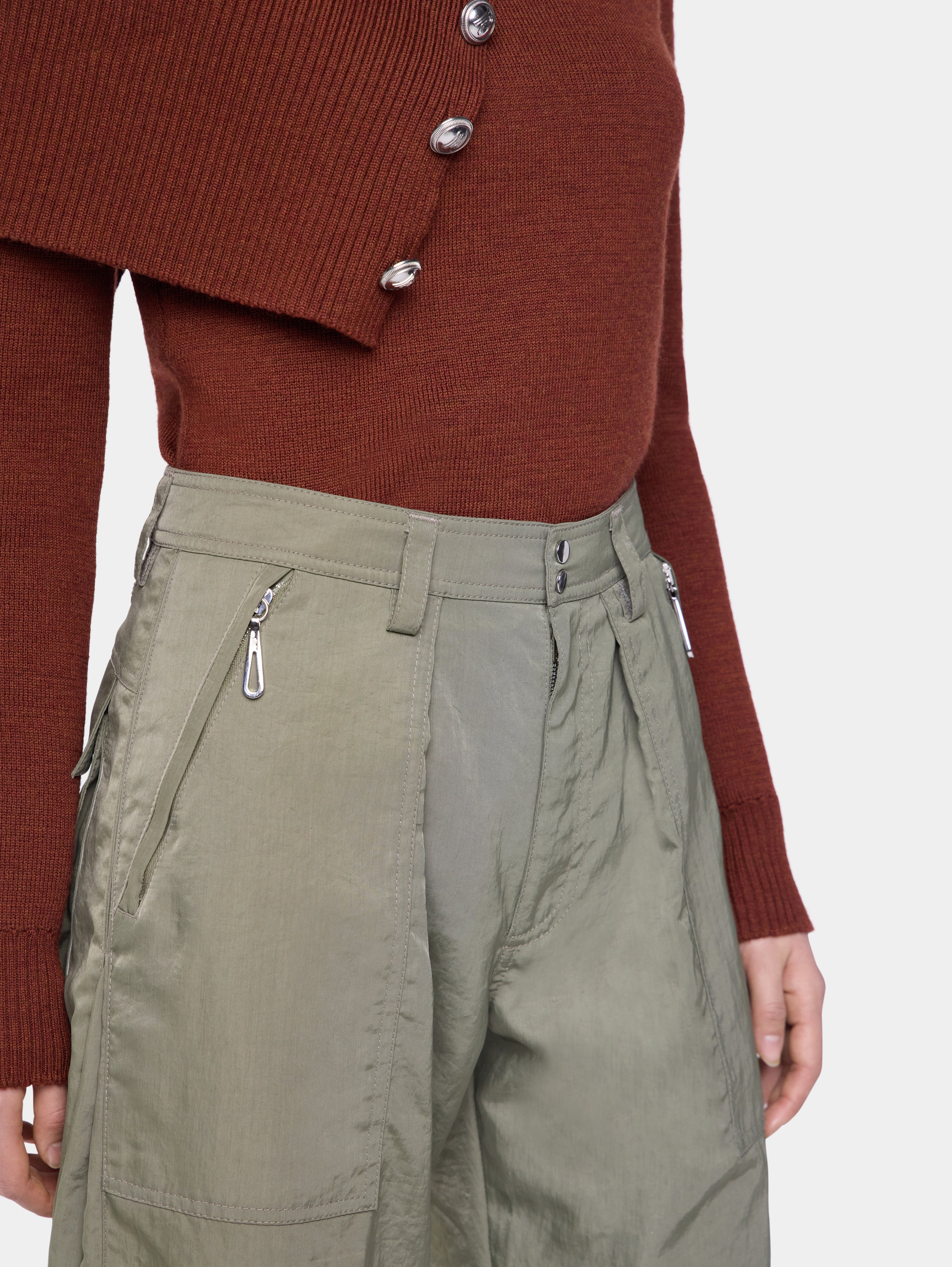 CARGO TROUSERS IN TECHNICAL FABRIC - 5