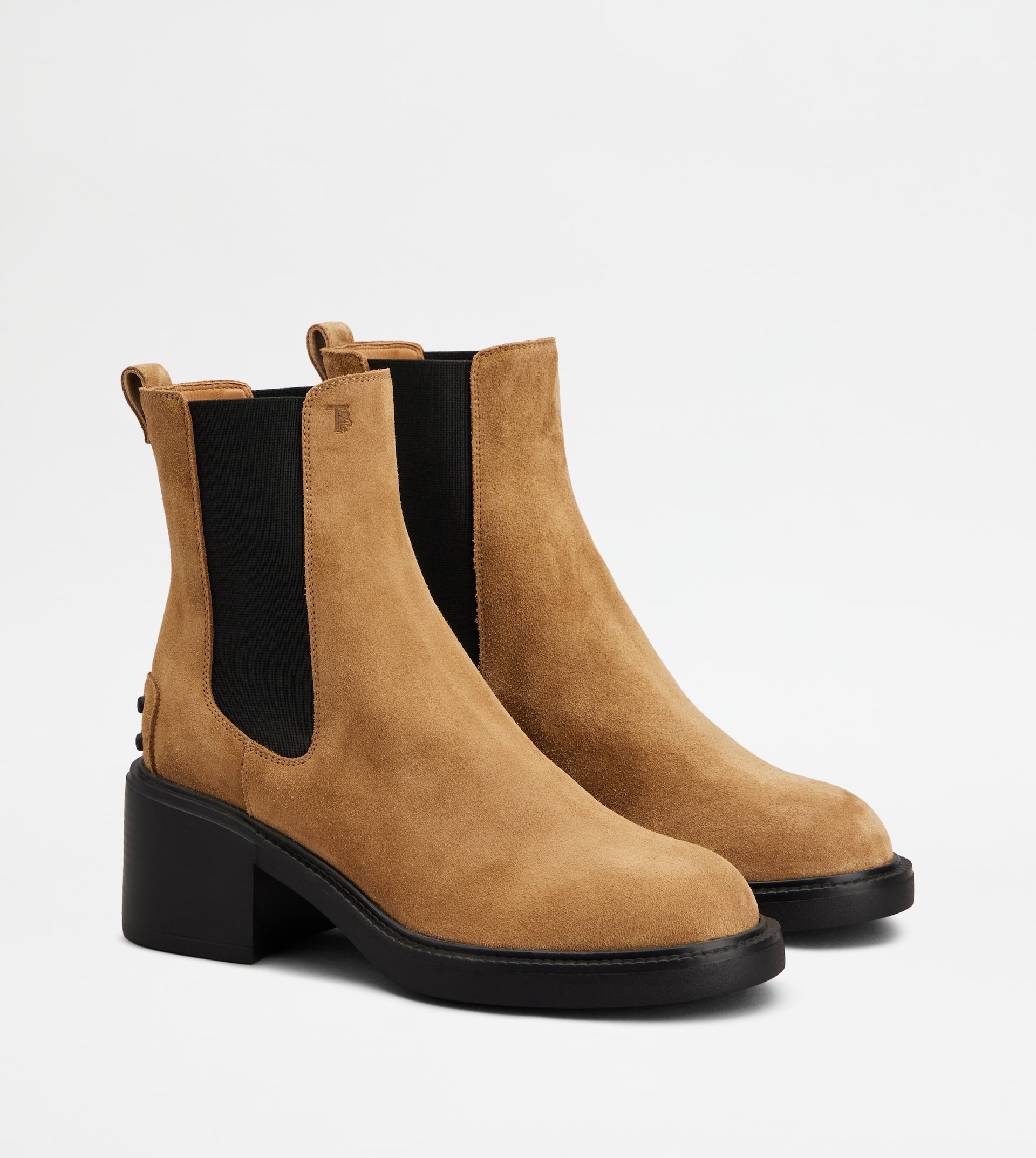 ANKLE BOOTS IN SUEDE - BROWN - 2