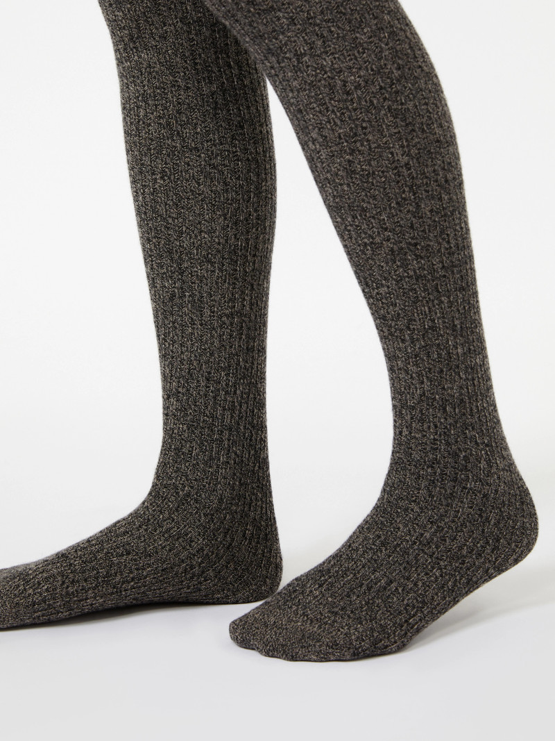 BOZEN1234 Parisian cashmere socks - BEIGE 4
