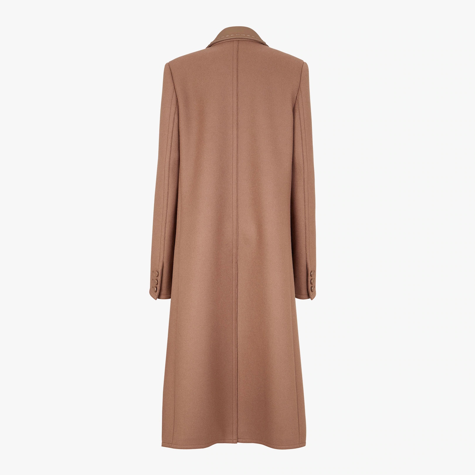 Brown wool coat - 2