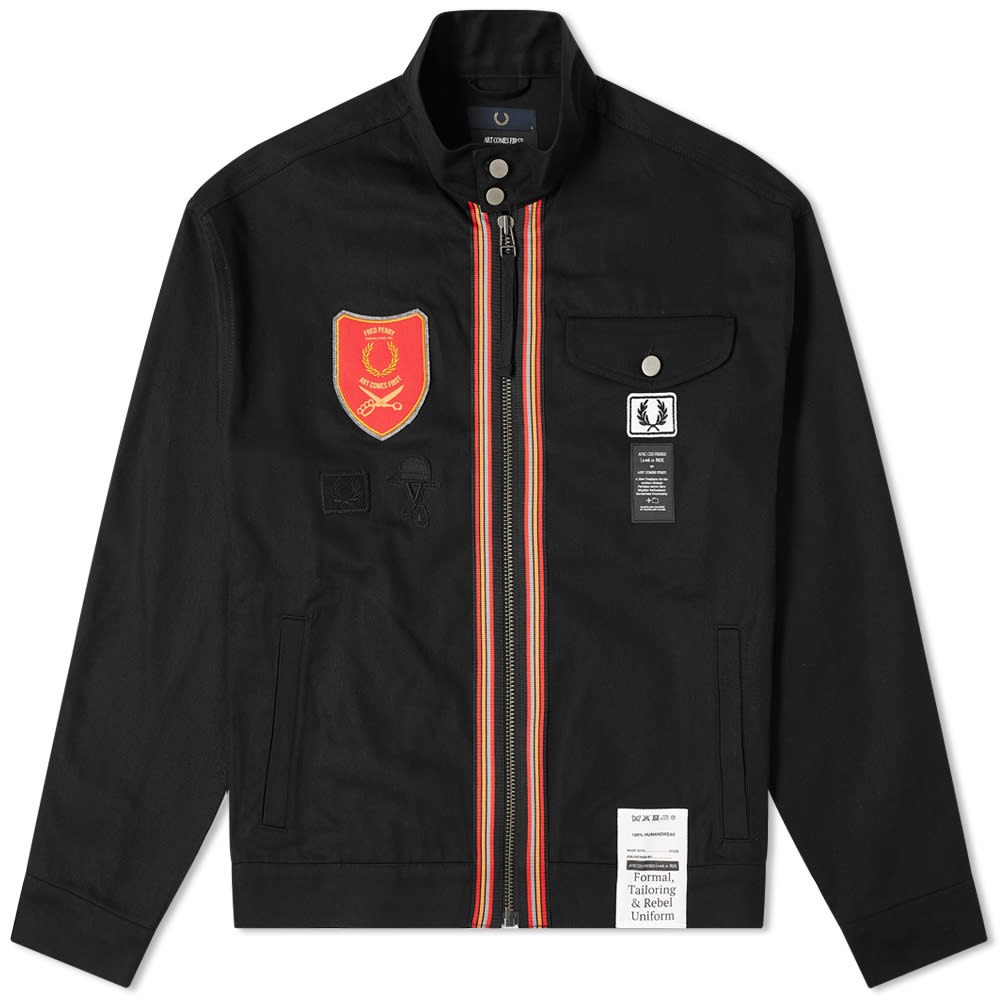 Fred Perry x Art Comes First Patch Harrington - 1