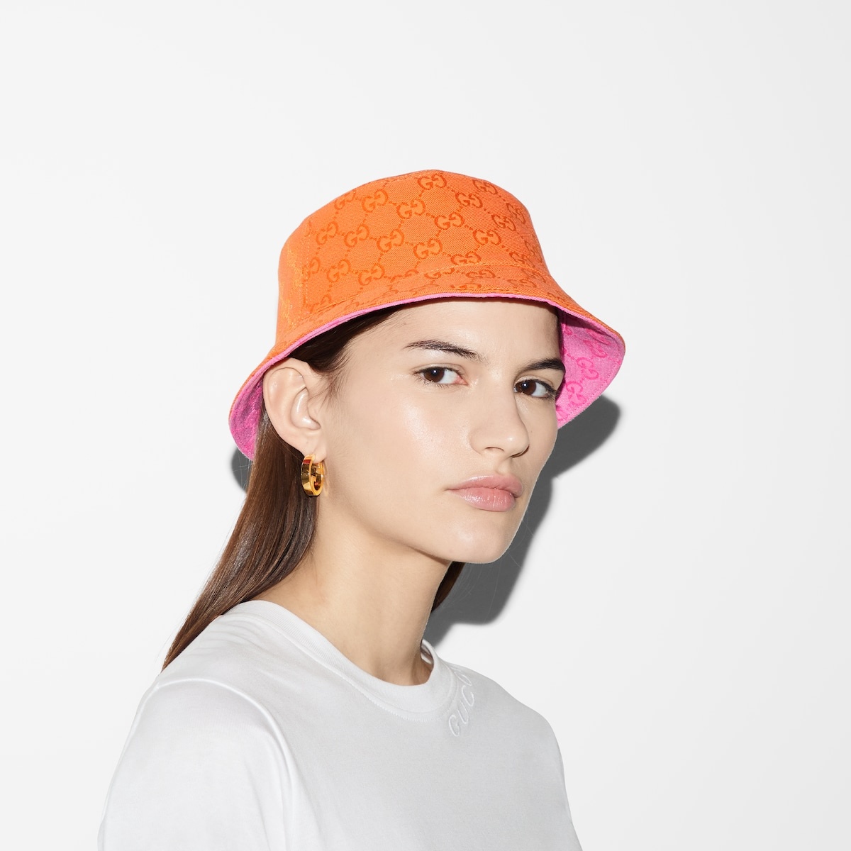 GG canvas reversible bucket hat - 4