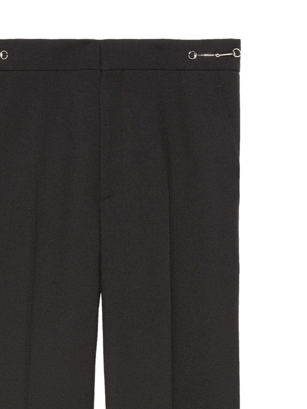 Wool cropped trousers - 2