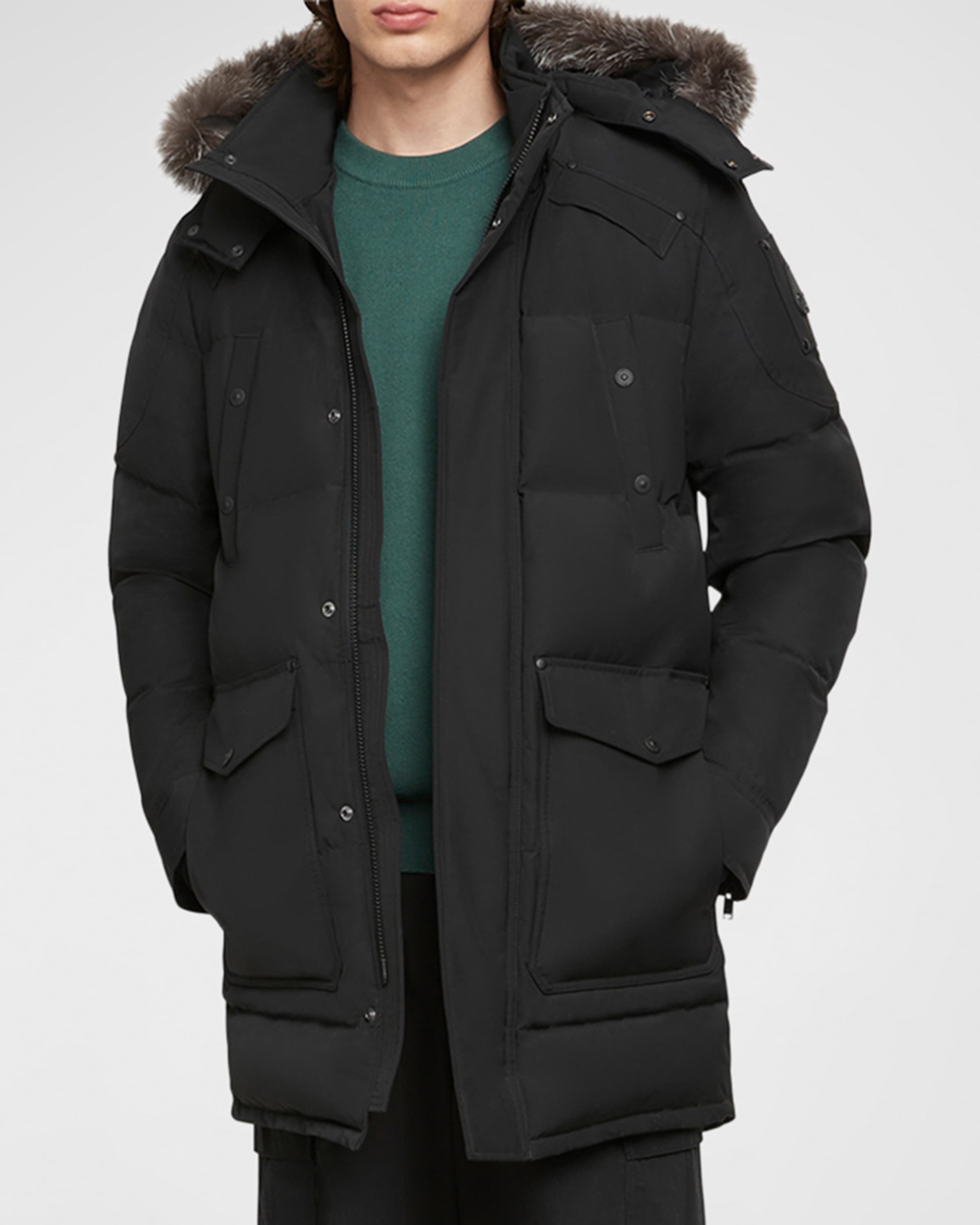 Men's Big Ridge Parka with Shearling Hood - 1