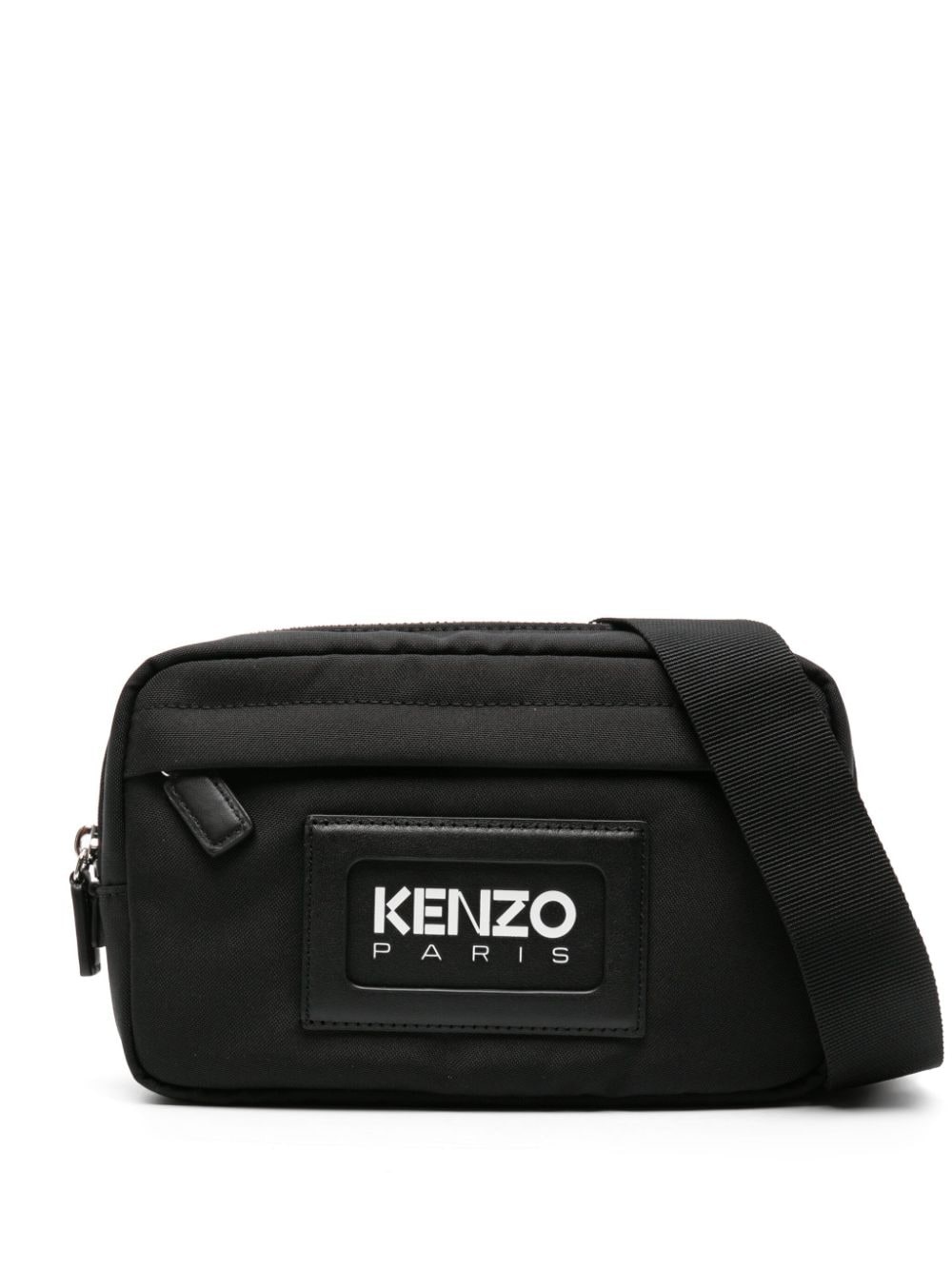 logo-embossed belt bag - 1