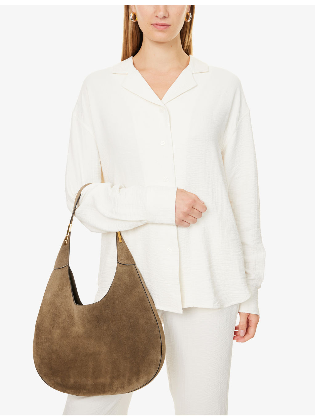 Florence Suede Hobo Bag - 2