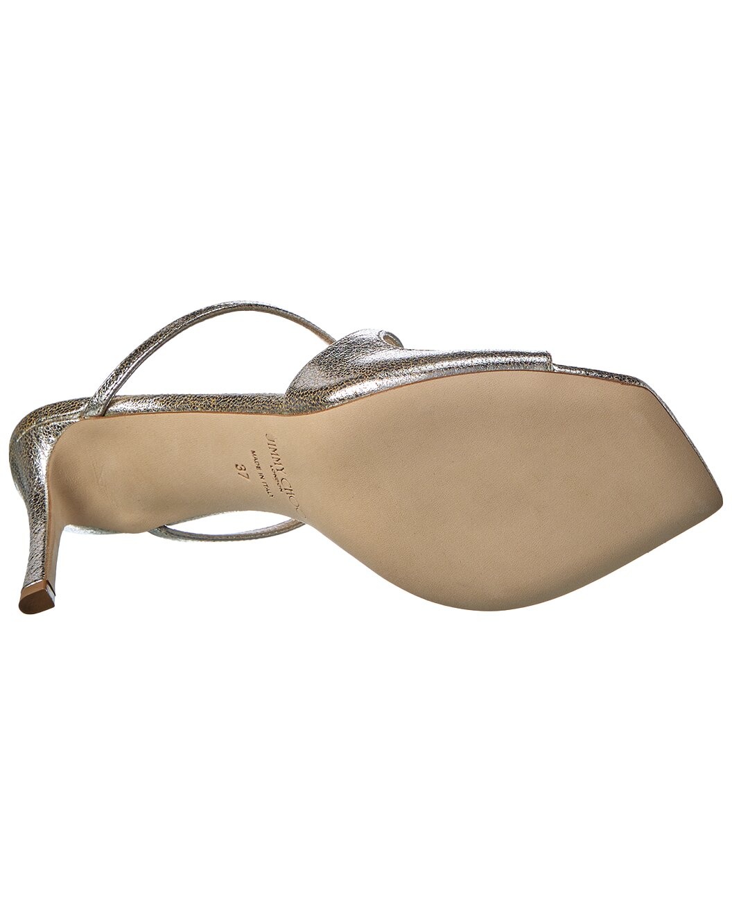Jimmy Choo Anise 75 Glitter Leather Sandal - 4