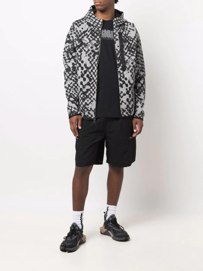 Jordan abstract-print zip-up hoodie outlook