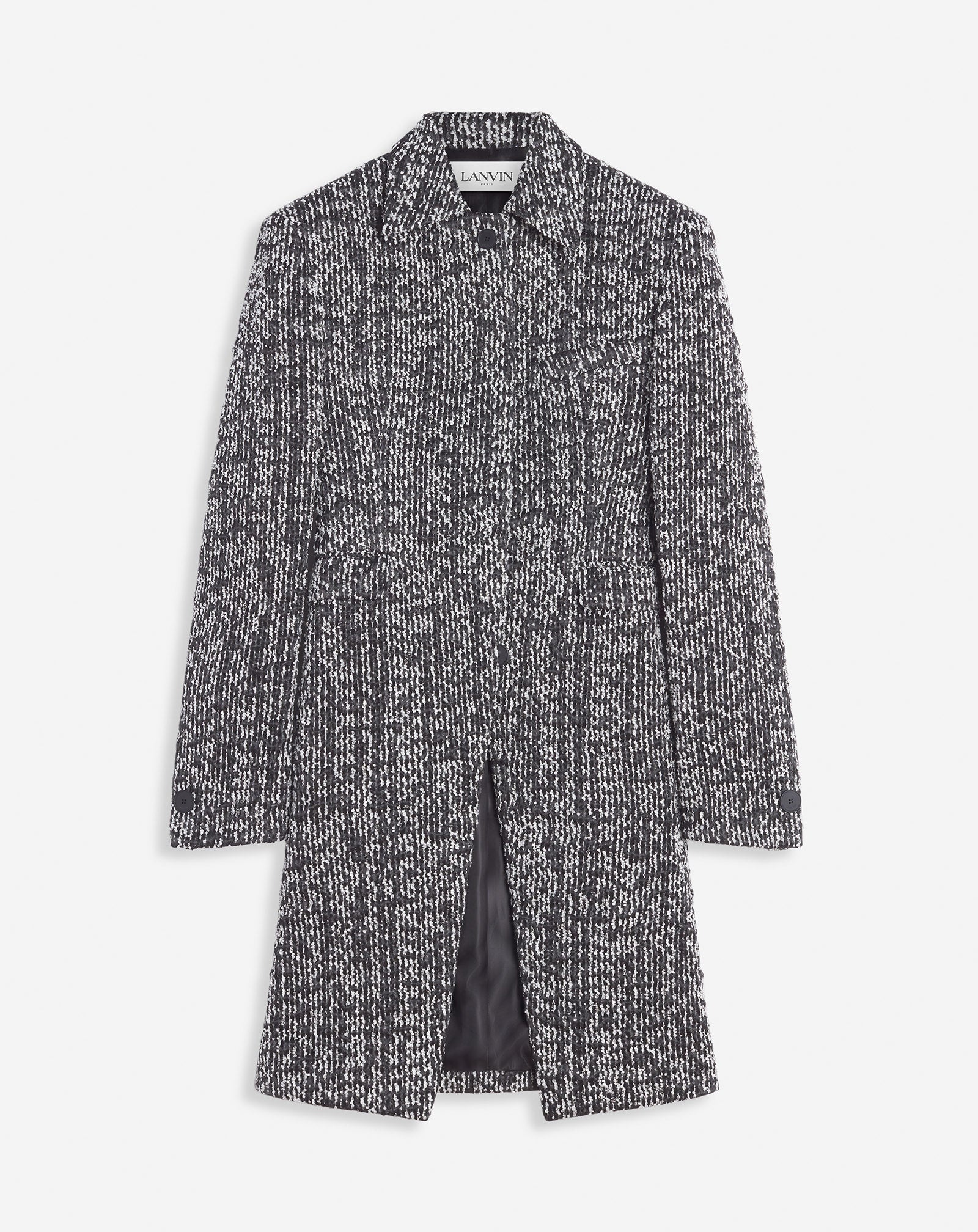 LONG FIT AND FLARE JACKET - 1